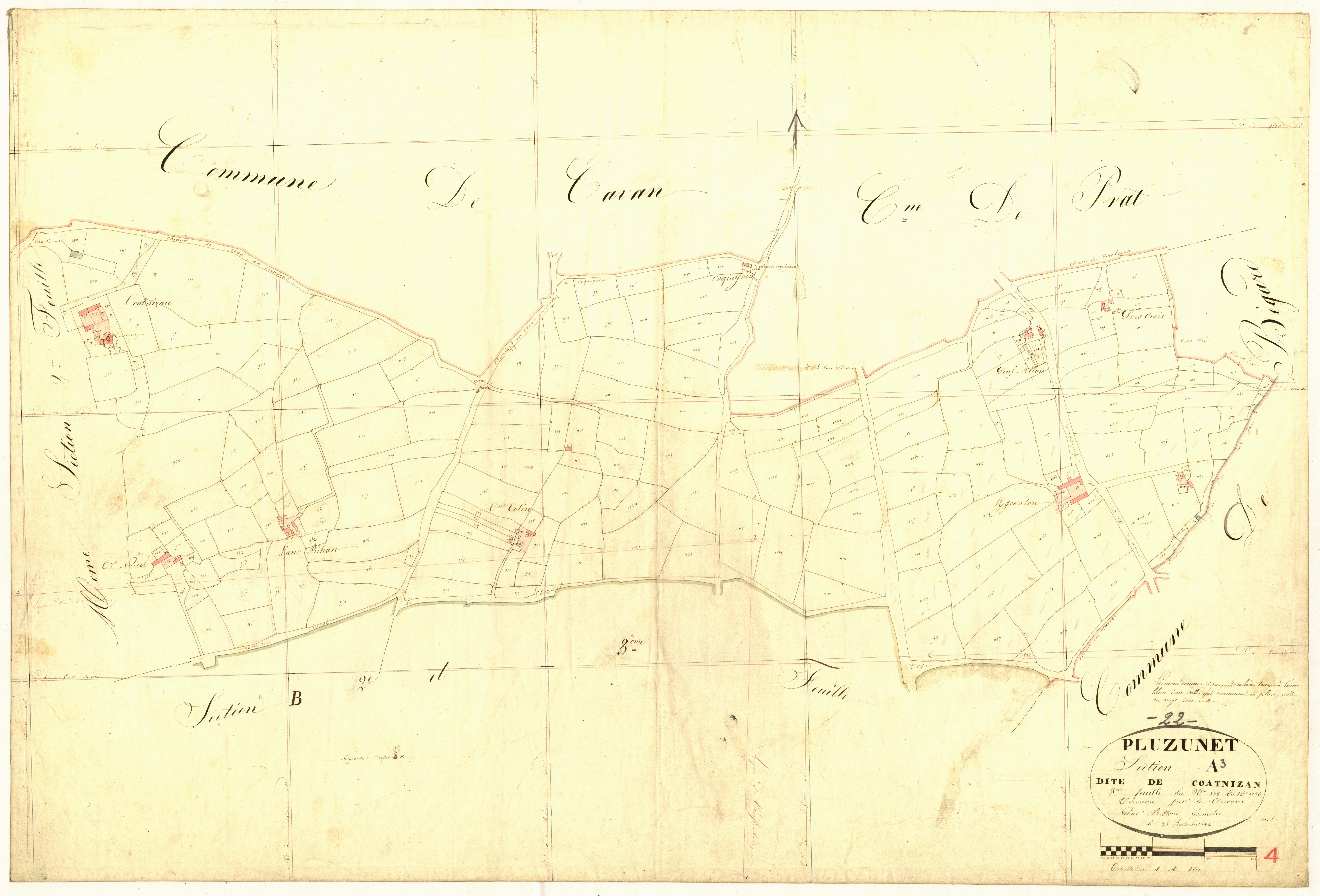 Pluzunet - Section A, 3e feuille