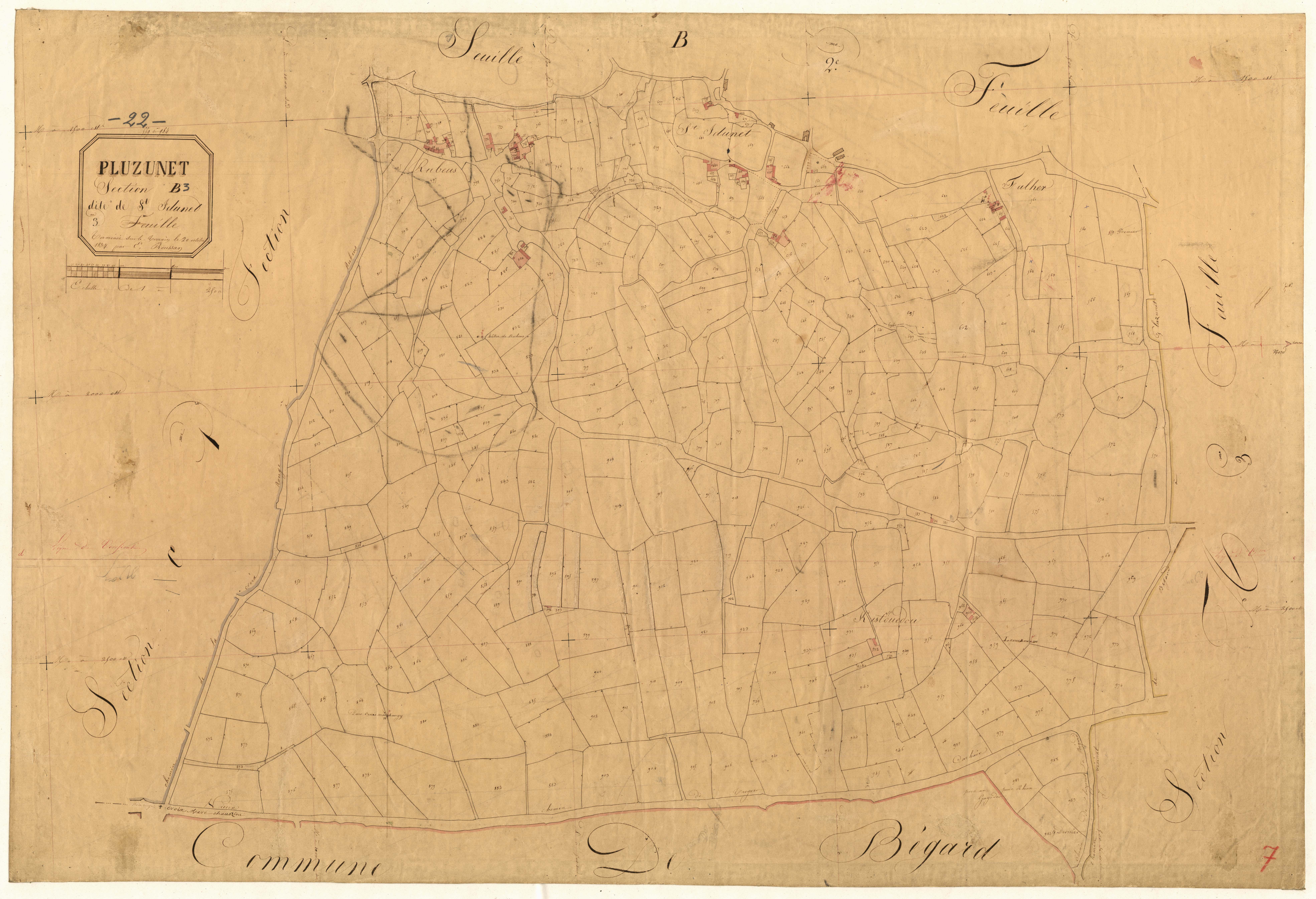 Pluzunet - Section B, 3e feuille