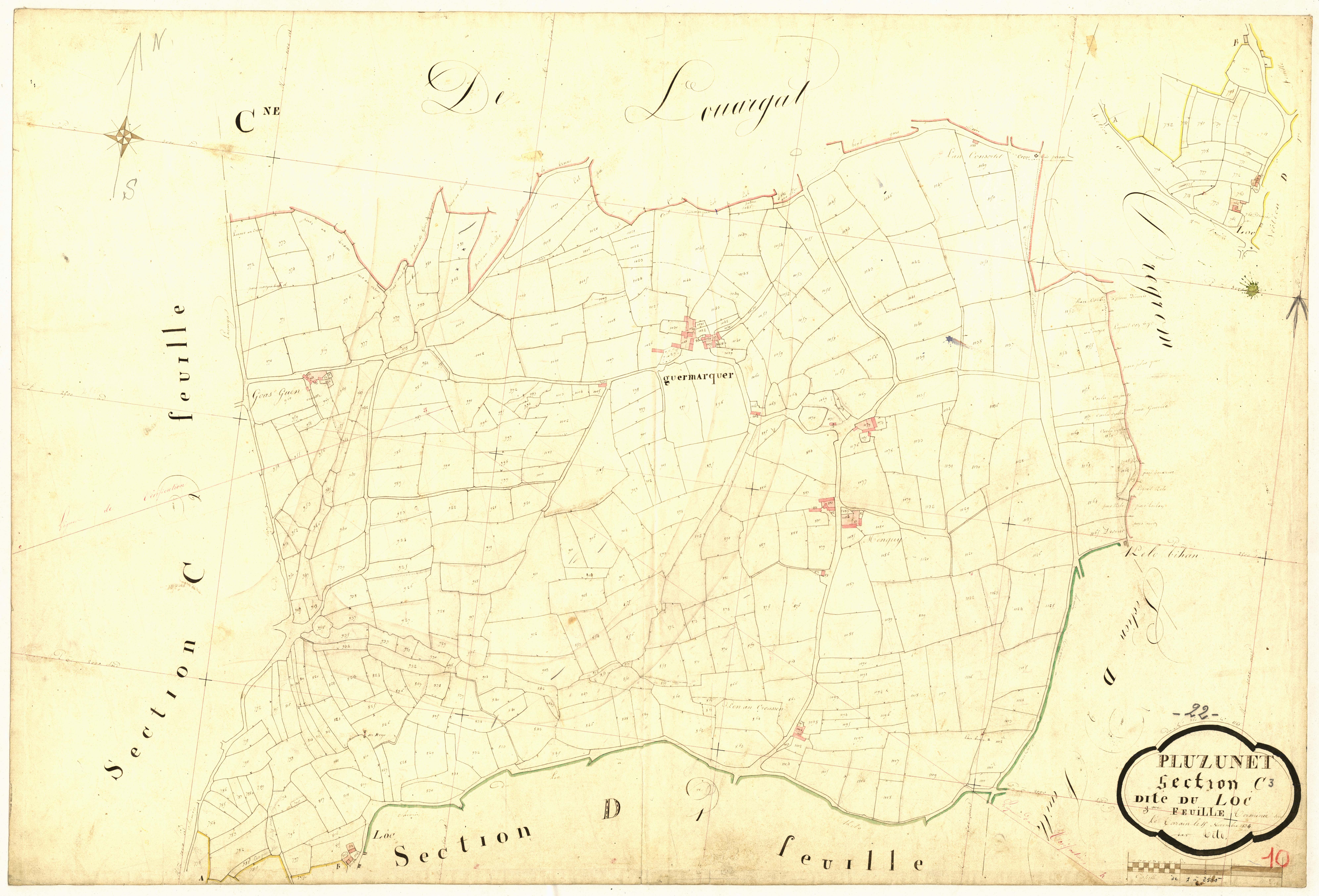 Pluzunet - Section C, 3e feuille