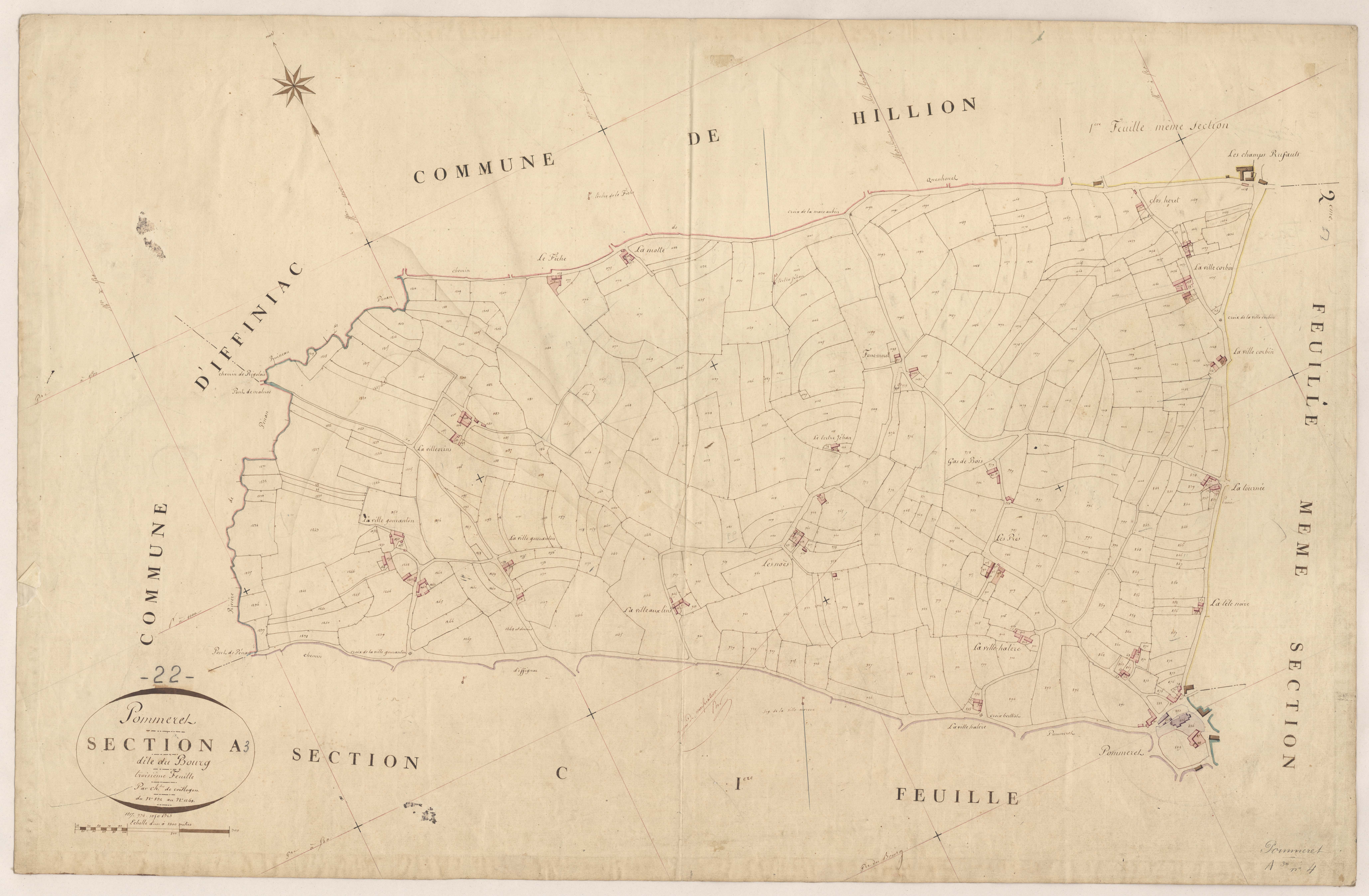 Pommeret - Section A, 3e feuille