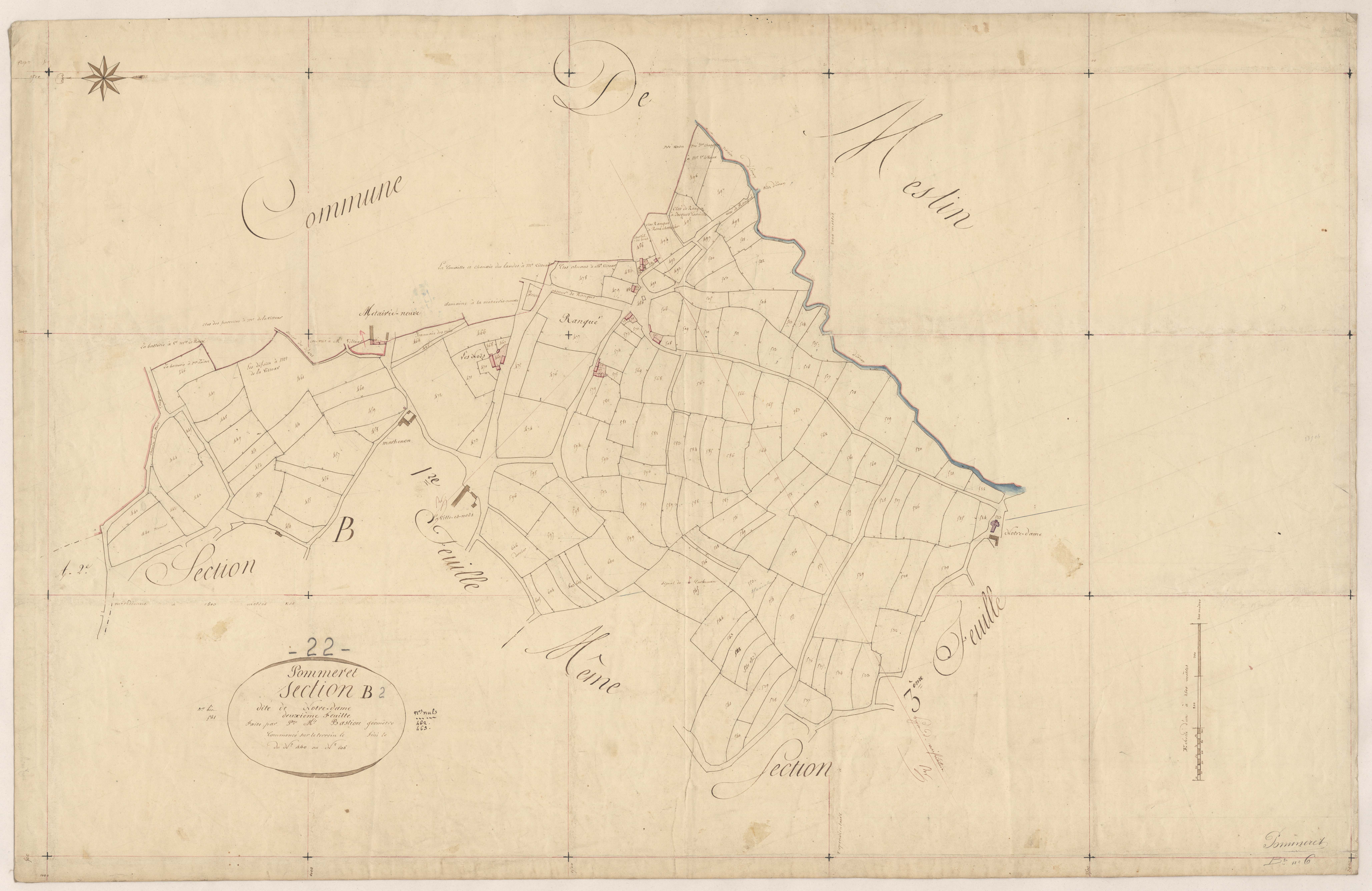 Pommeret - Section B, 2e feuille
