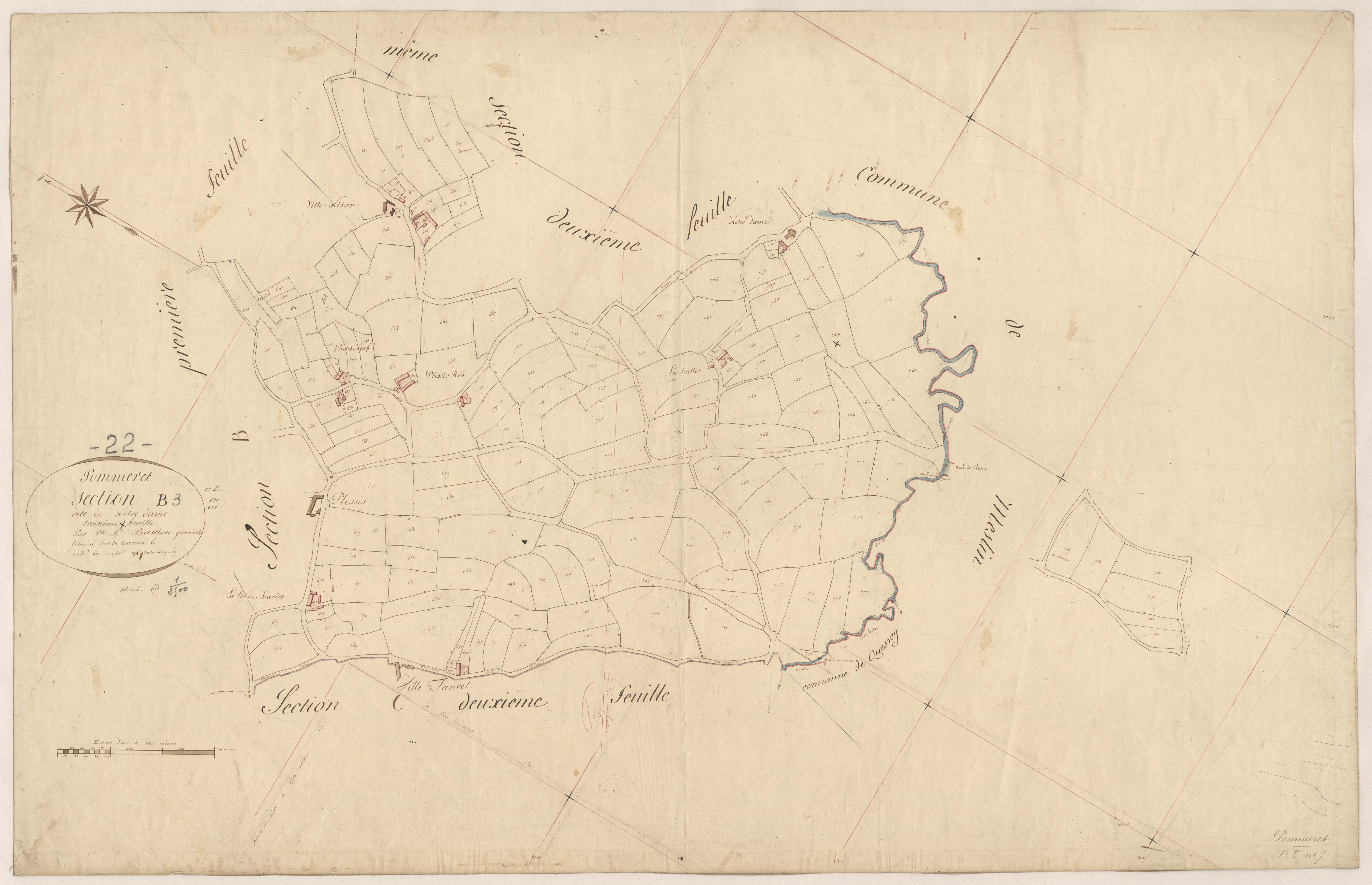 Pommeret - Section B, 3e feuille