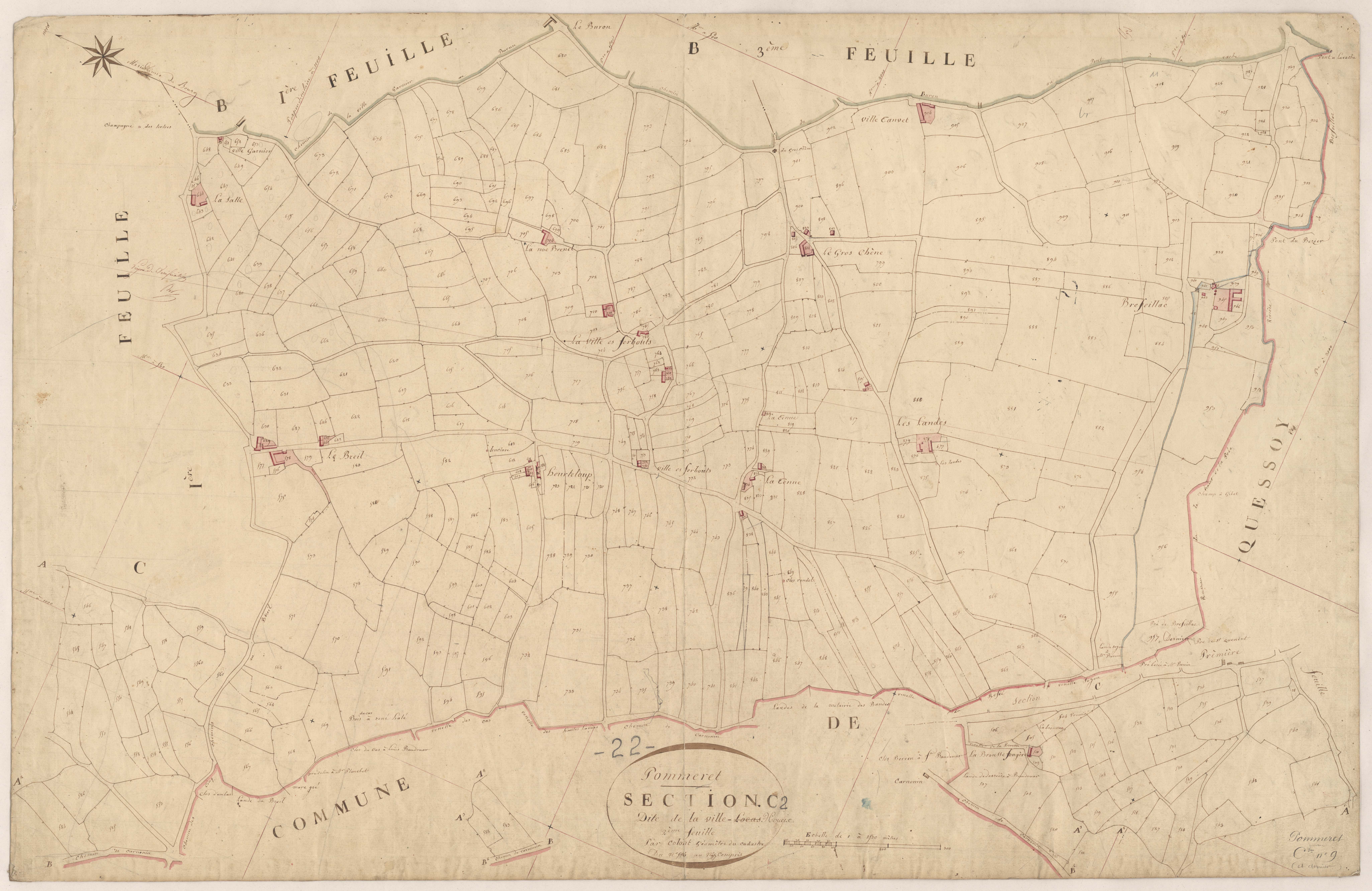 Pommeret - Section C, 2e feuille