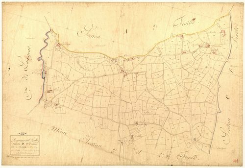 Pommerit-Jaudy - Section D, 1re feuille