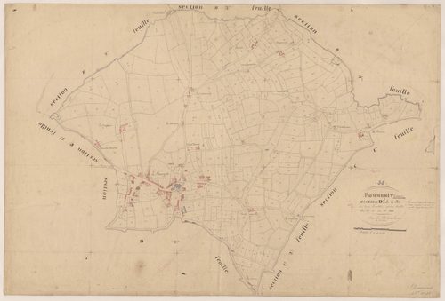 Pommerit-le-Vicomte - Section D, 1re feuille