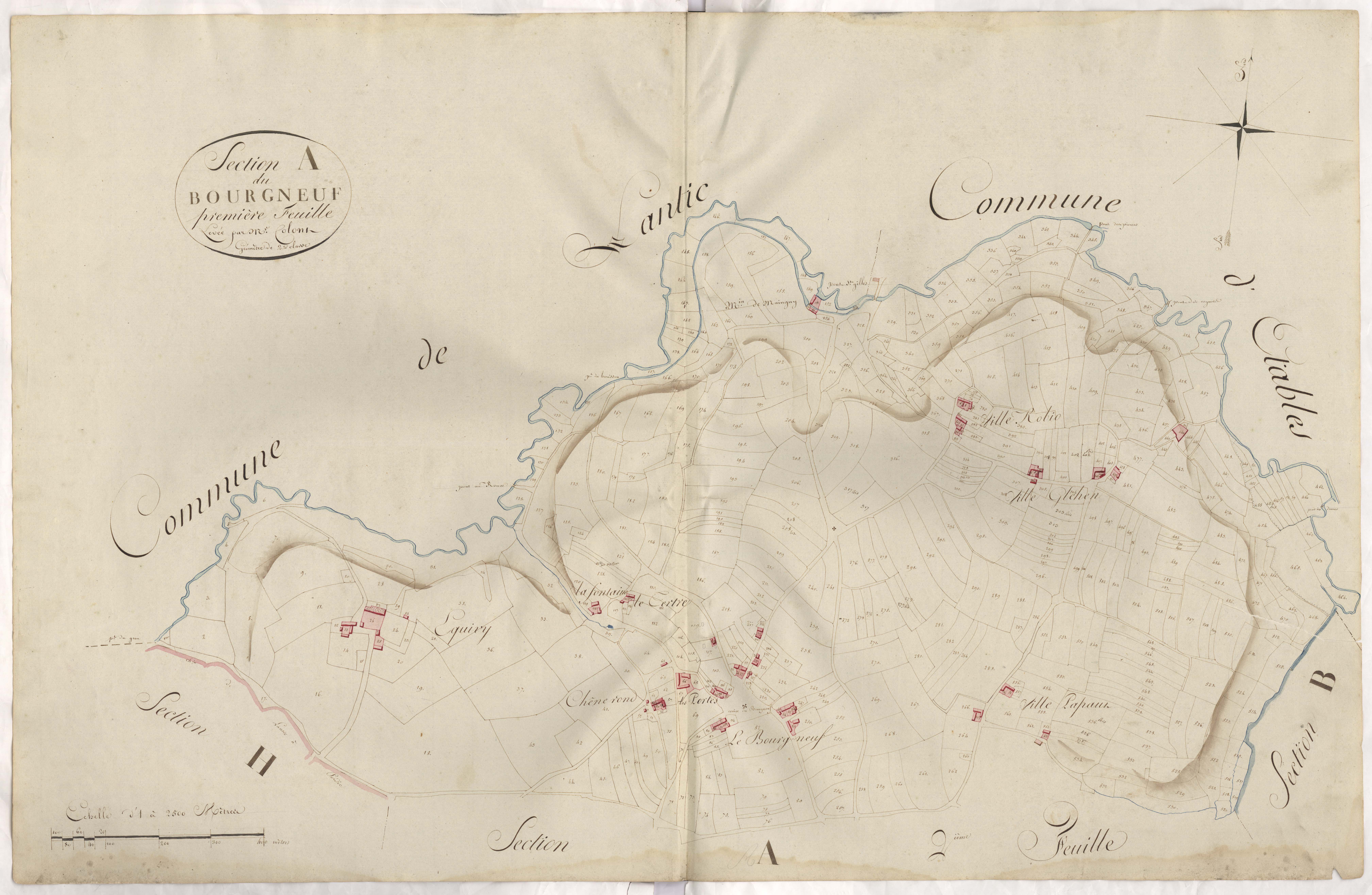 Pordic - Section A, 1re feuille