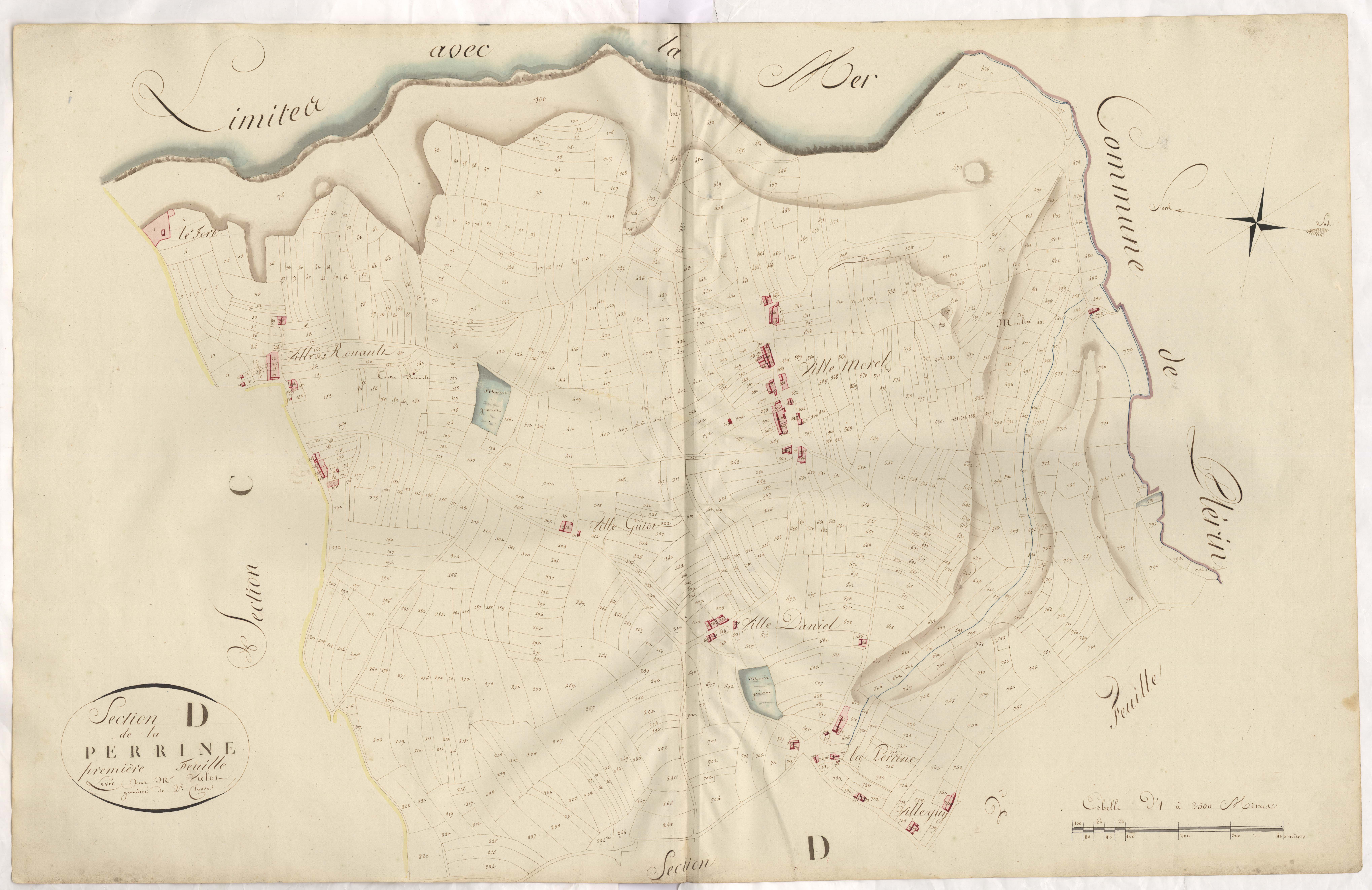 Pordic - Section D, 1re feuille