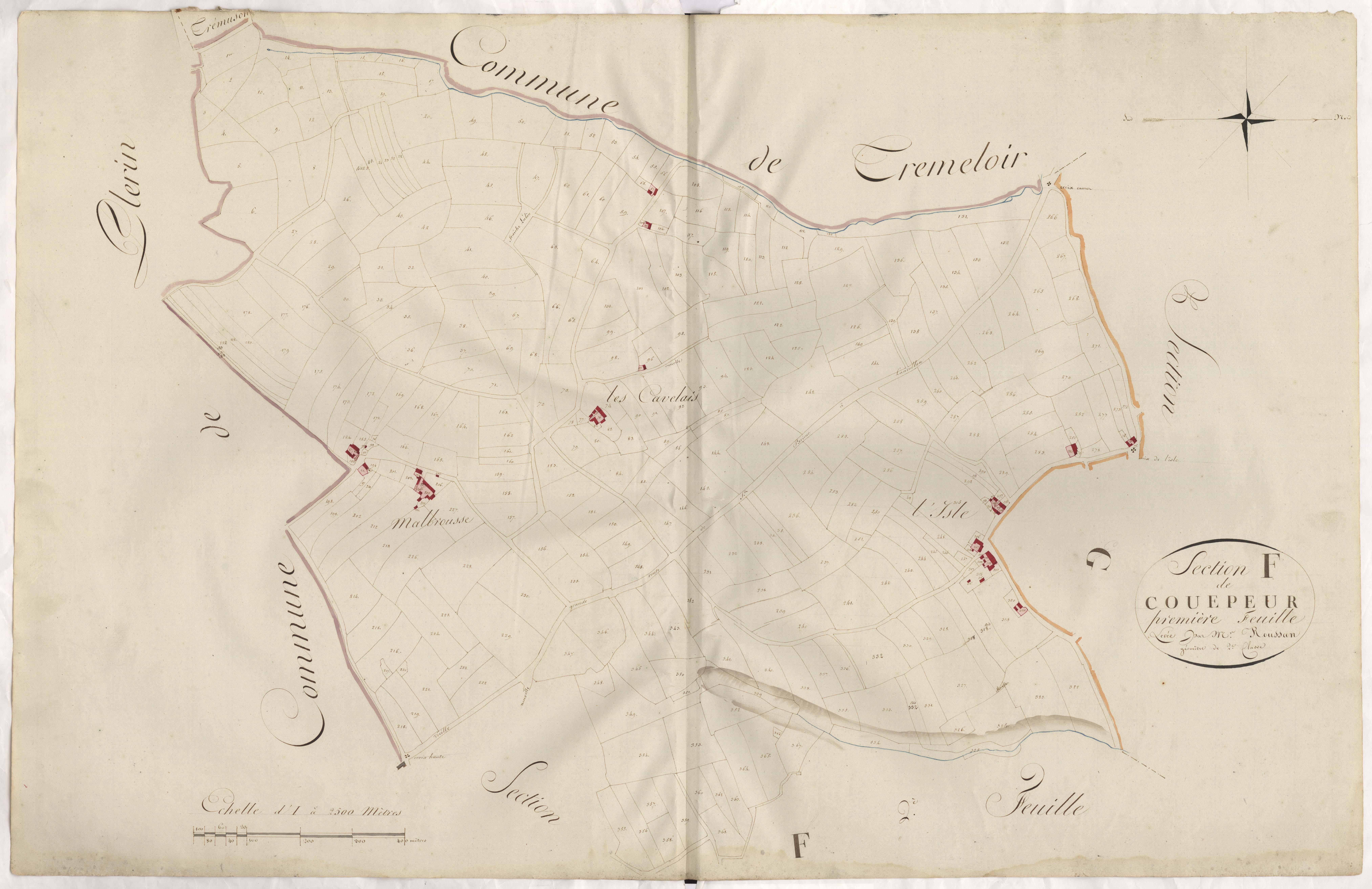 Pordic - Section F, 1re feuille
