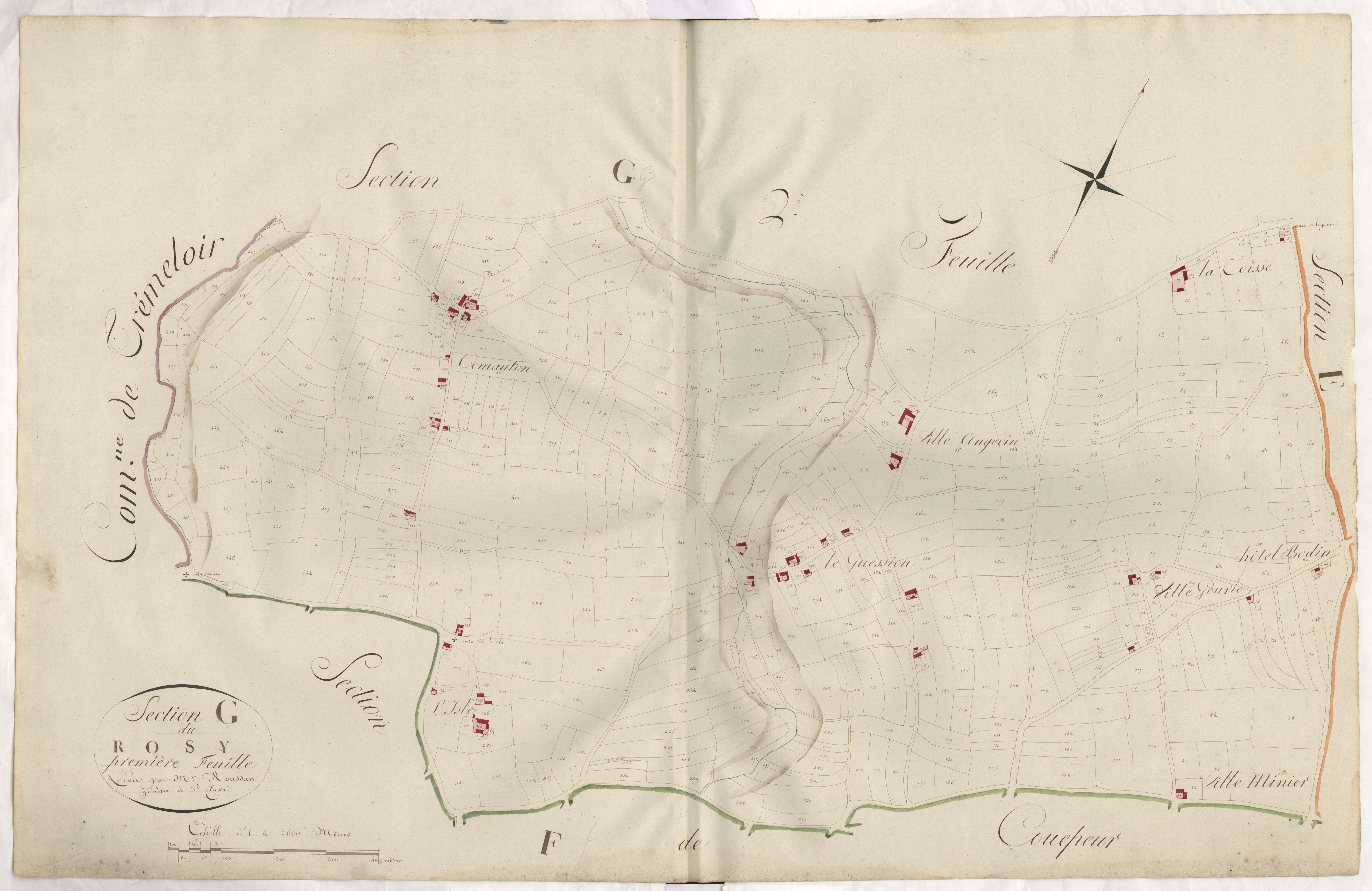 Pordic - Section G, 1re feuille