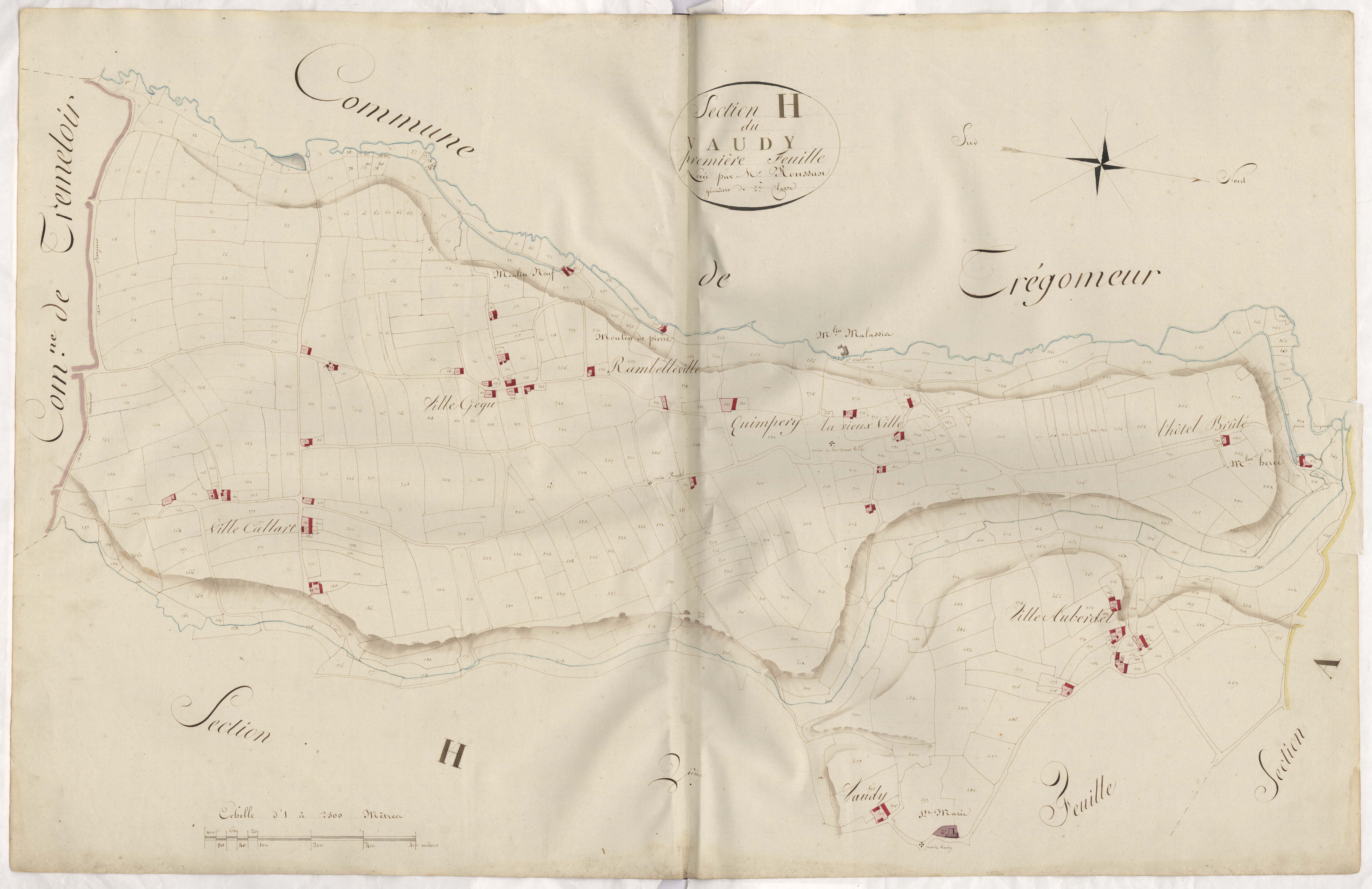 Pordic - Section H, 1re feuille