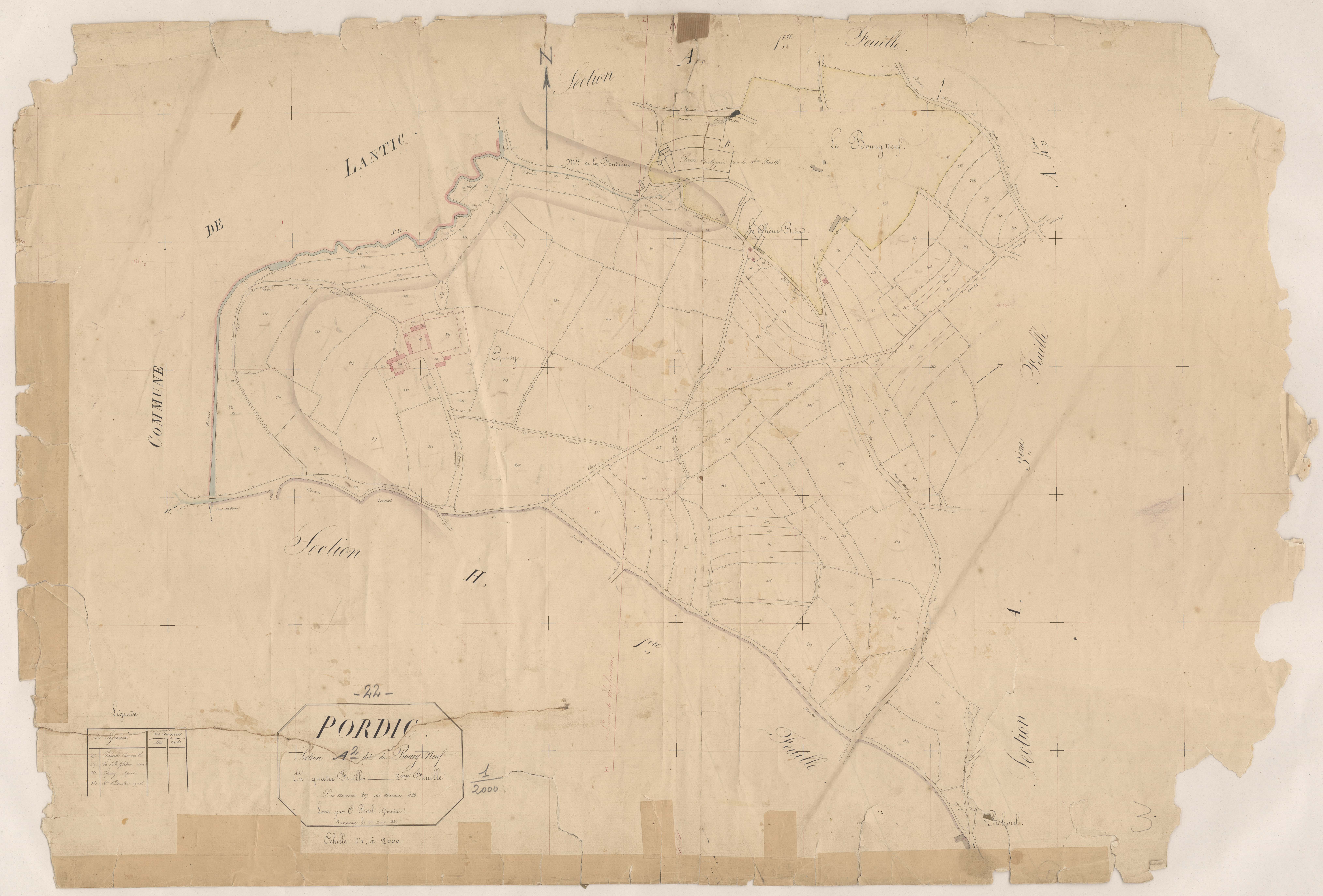 Pordic - Section A, 2e feuille