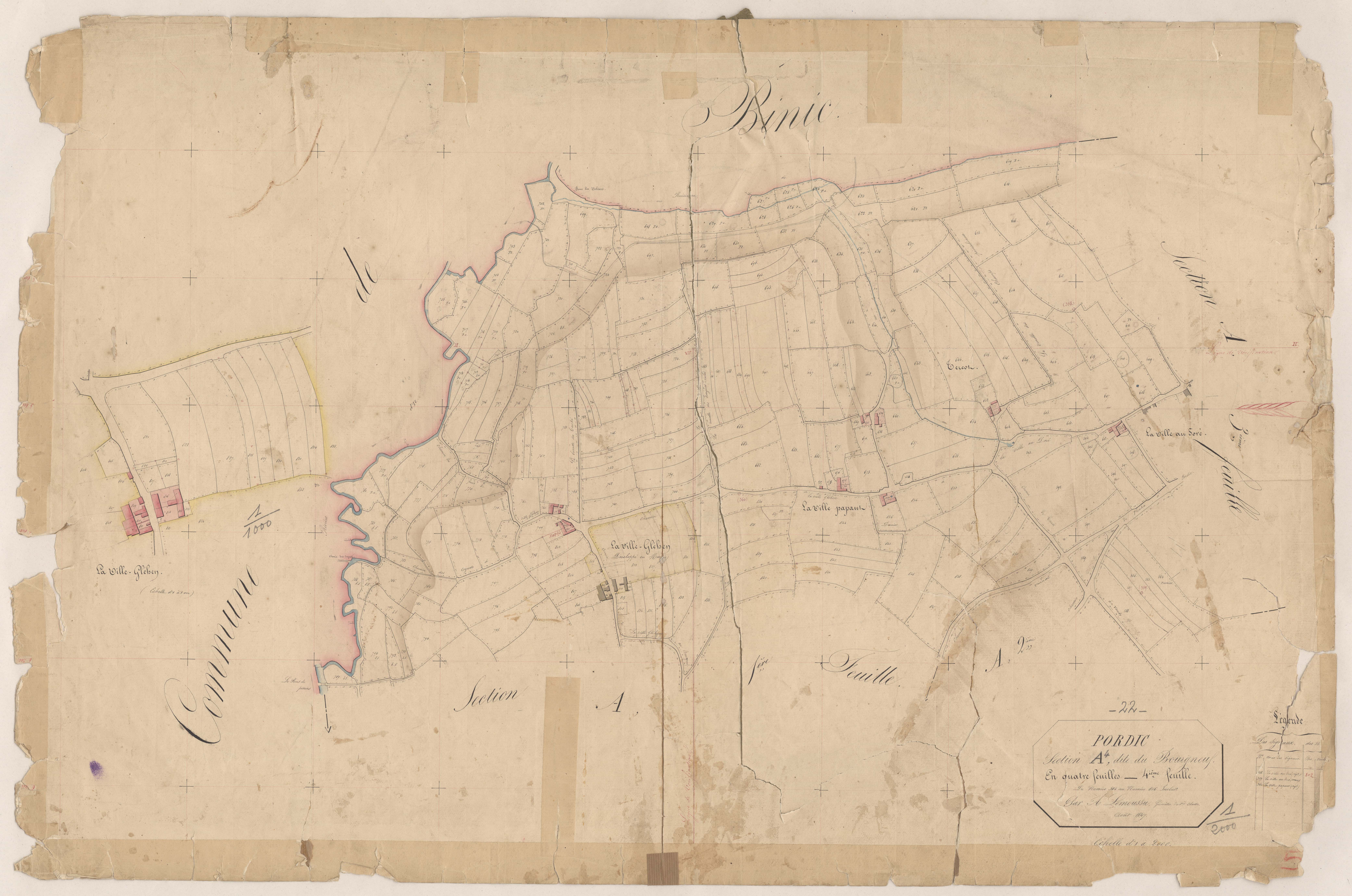 Pordic - Section A, 4e feuille