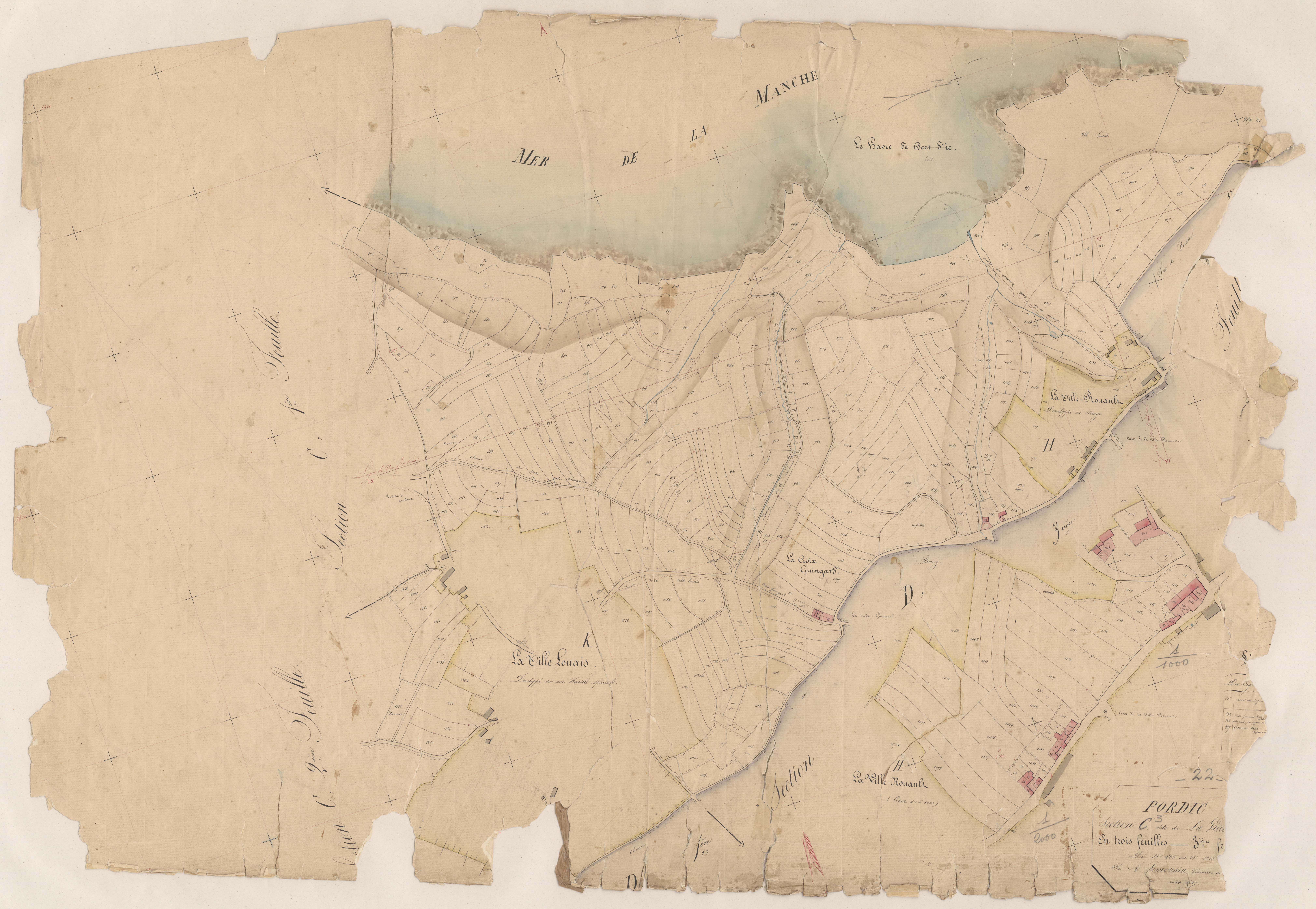 Pordic - Section C, 3e feuille