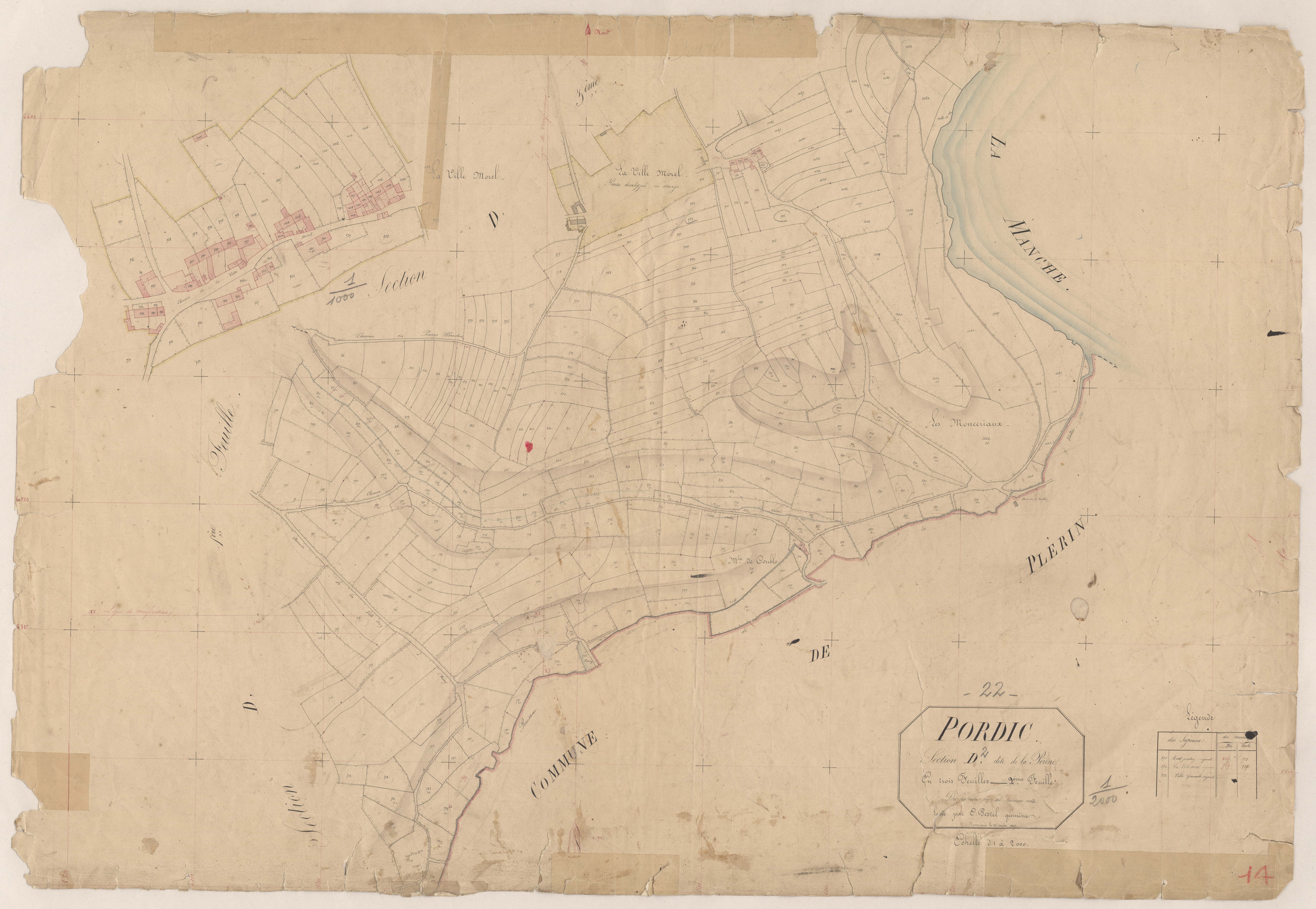 Pordic - Section D, 2e feuille