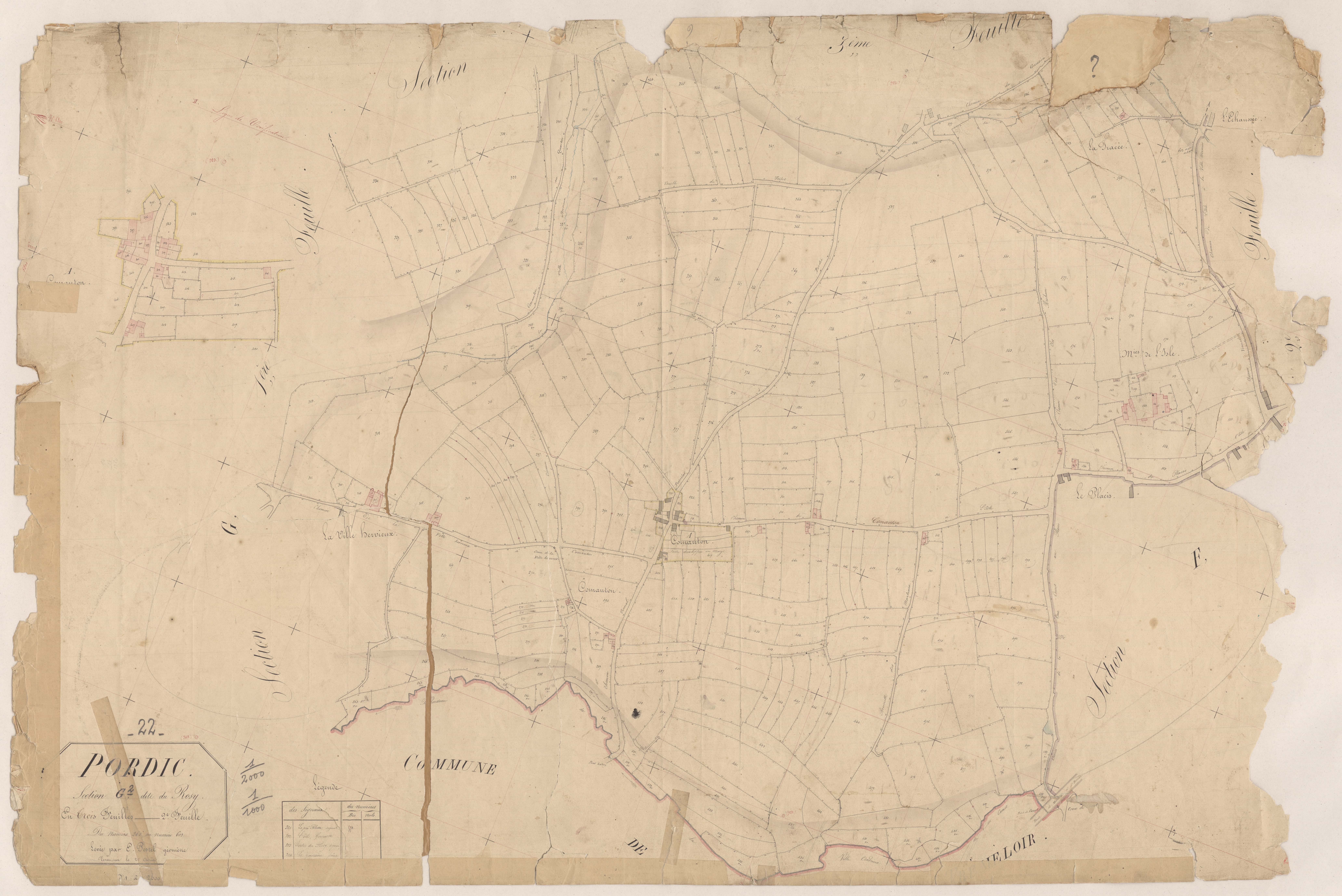 Pordic - Section G, 2e feuille