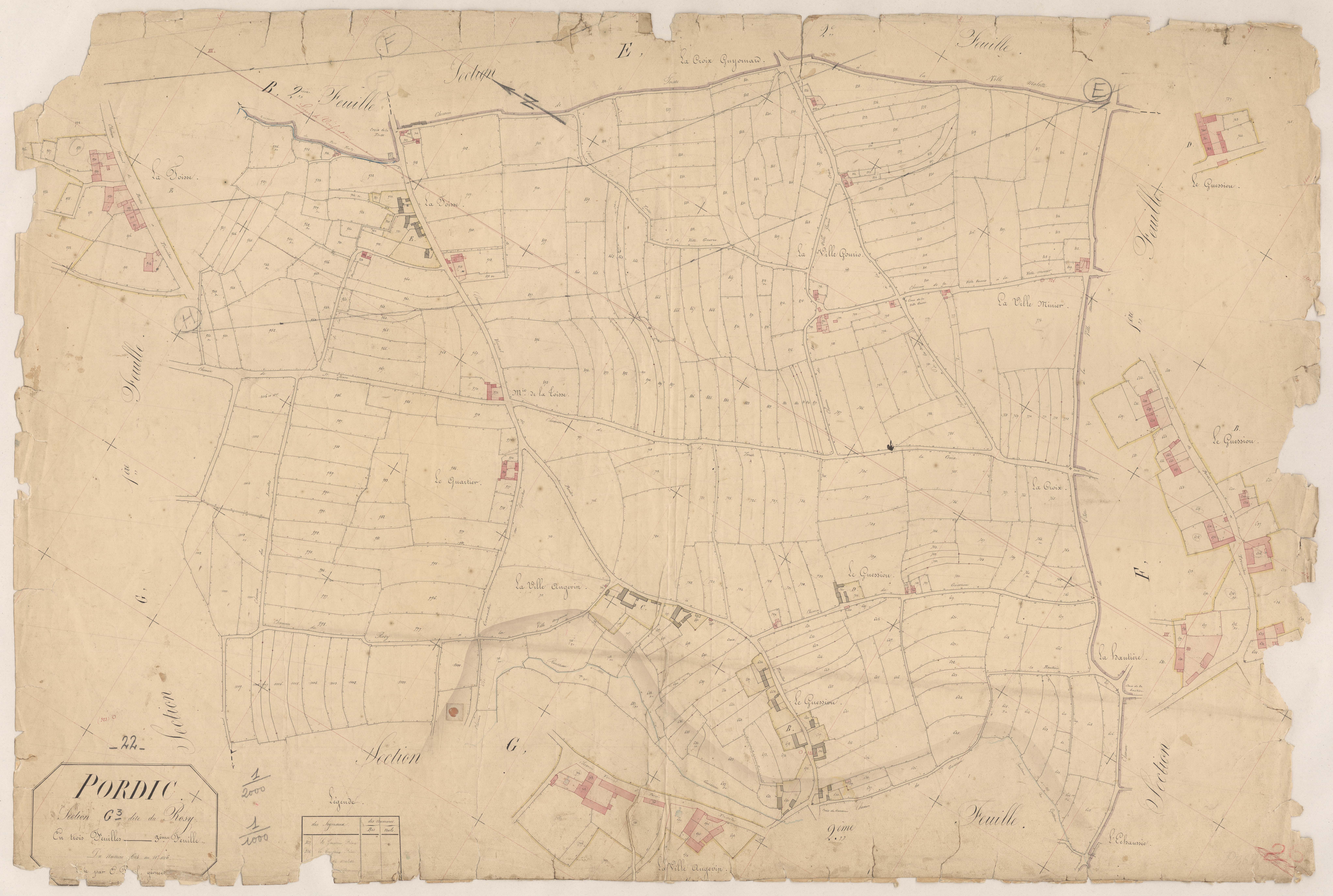 Pordic - Section G, 3e feuille