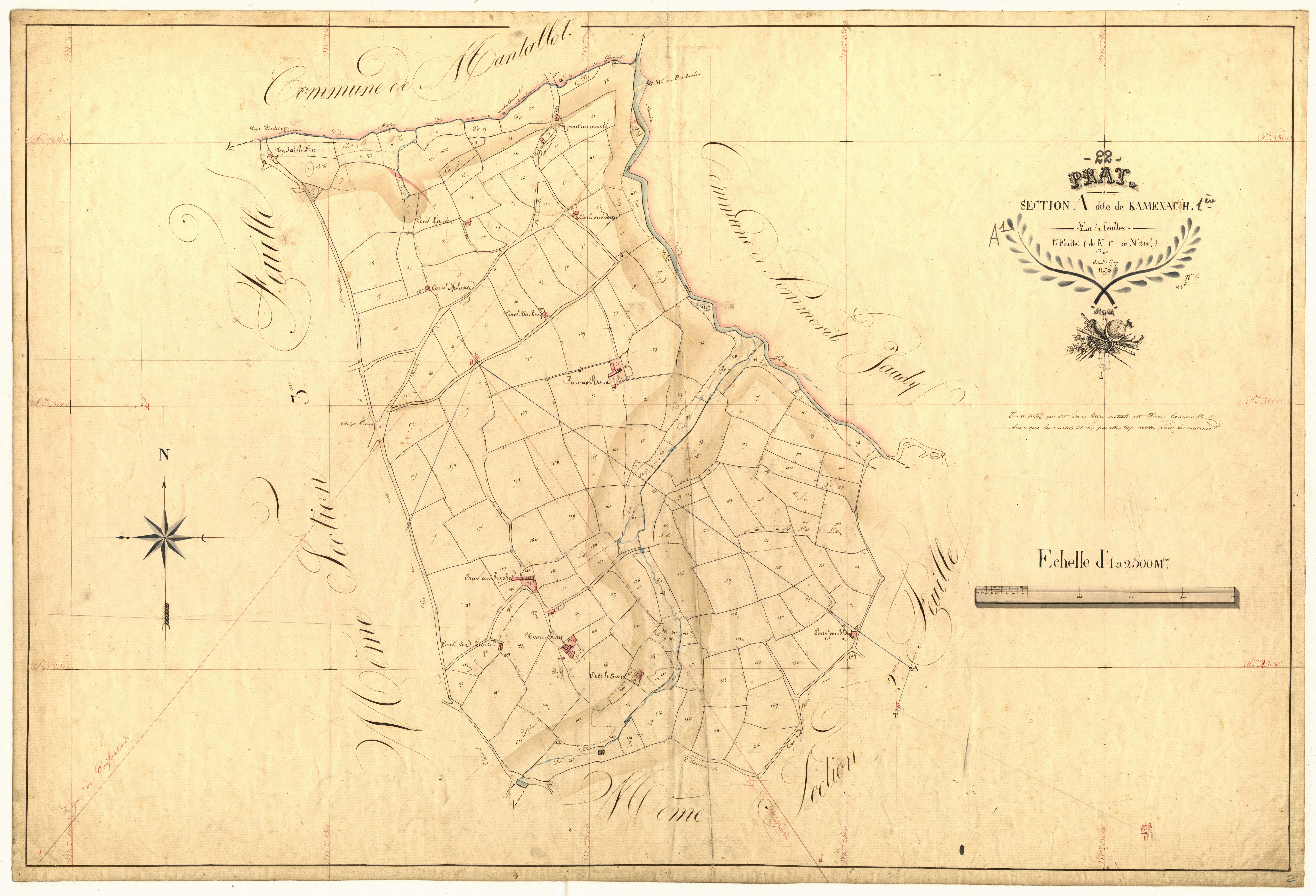 Prat - Section A, 1re feuille