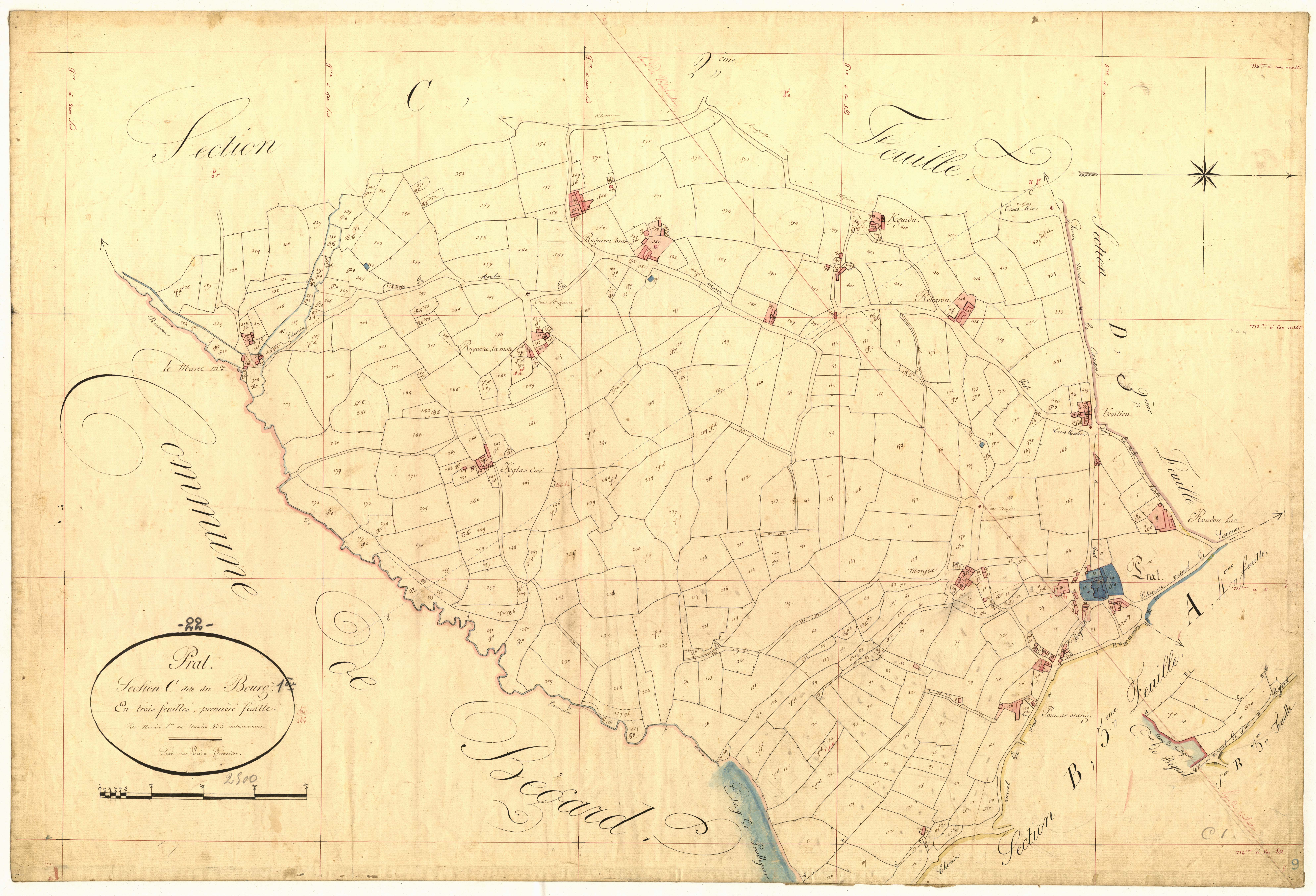 Prat - Section C, 1re feuille