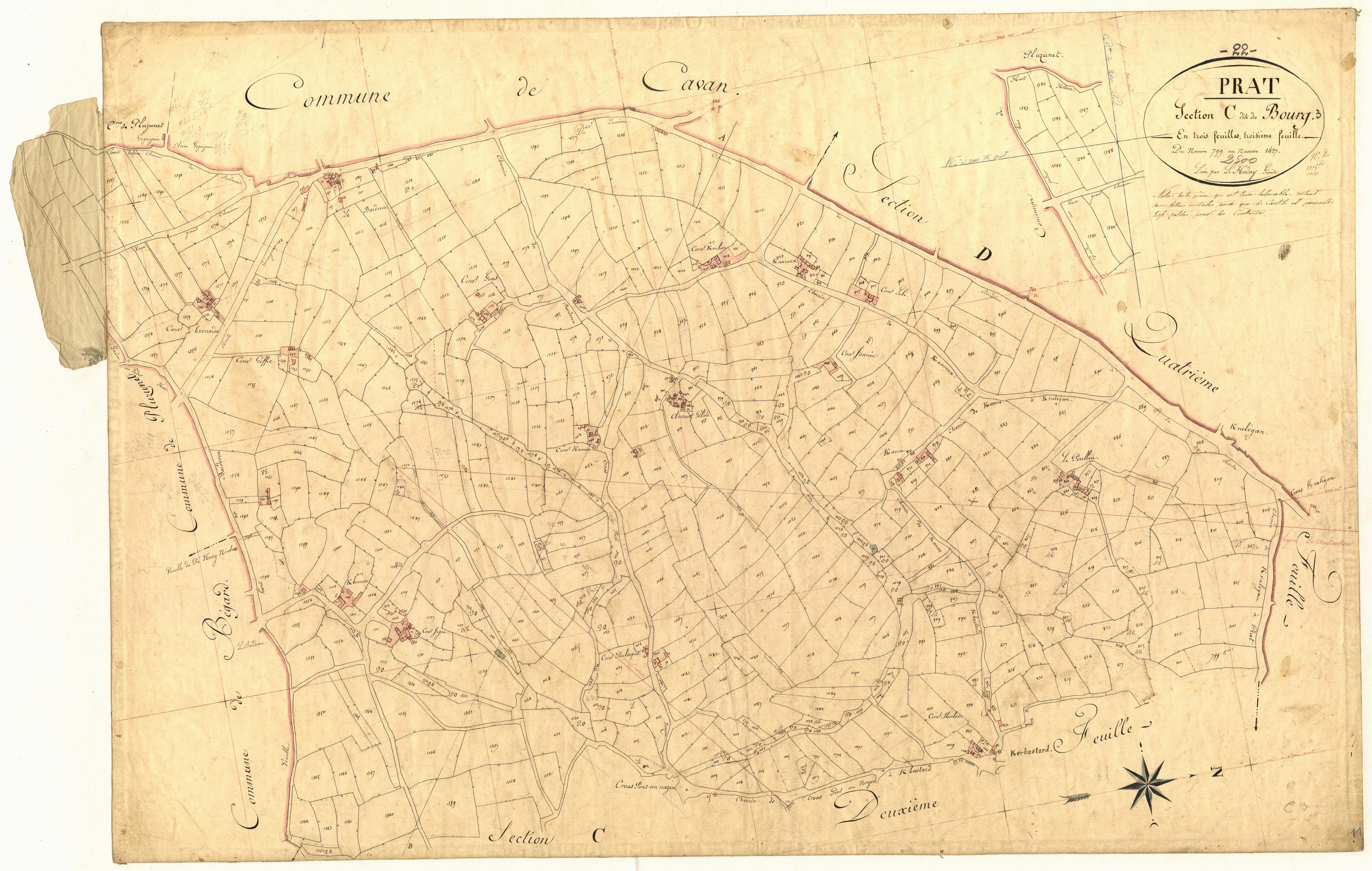 Prat - Section C, 3e feuille