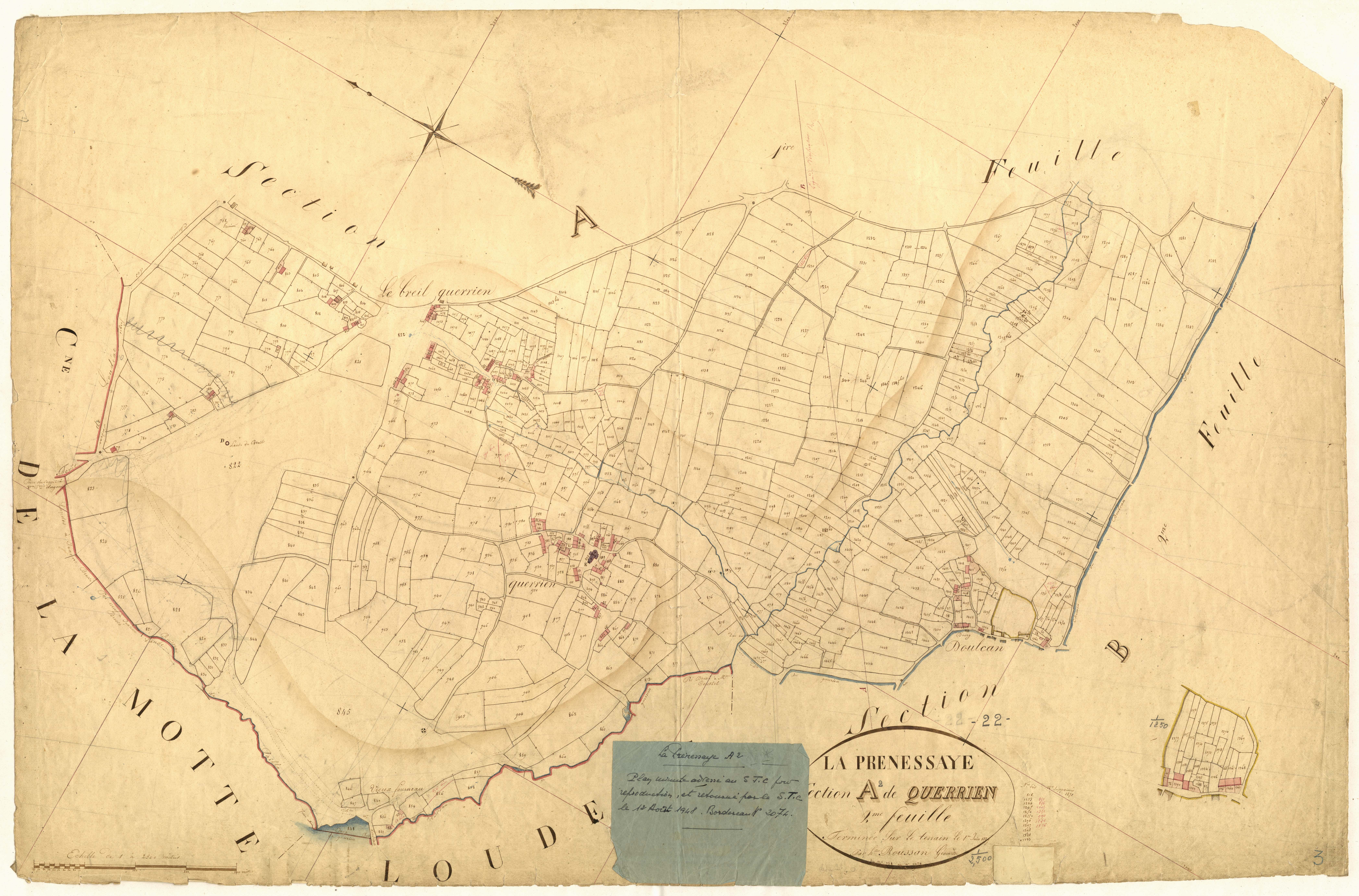 La Prénessaye - Section A, 2e feuille