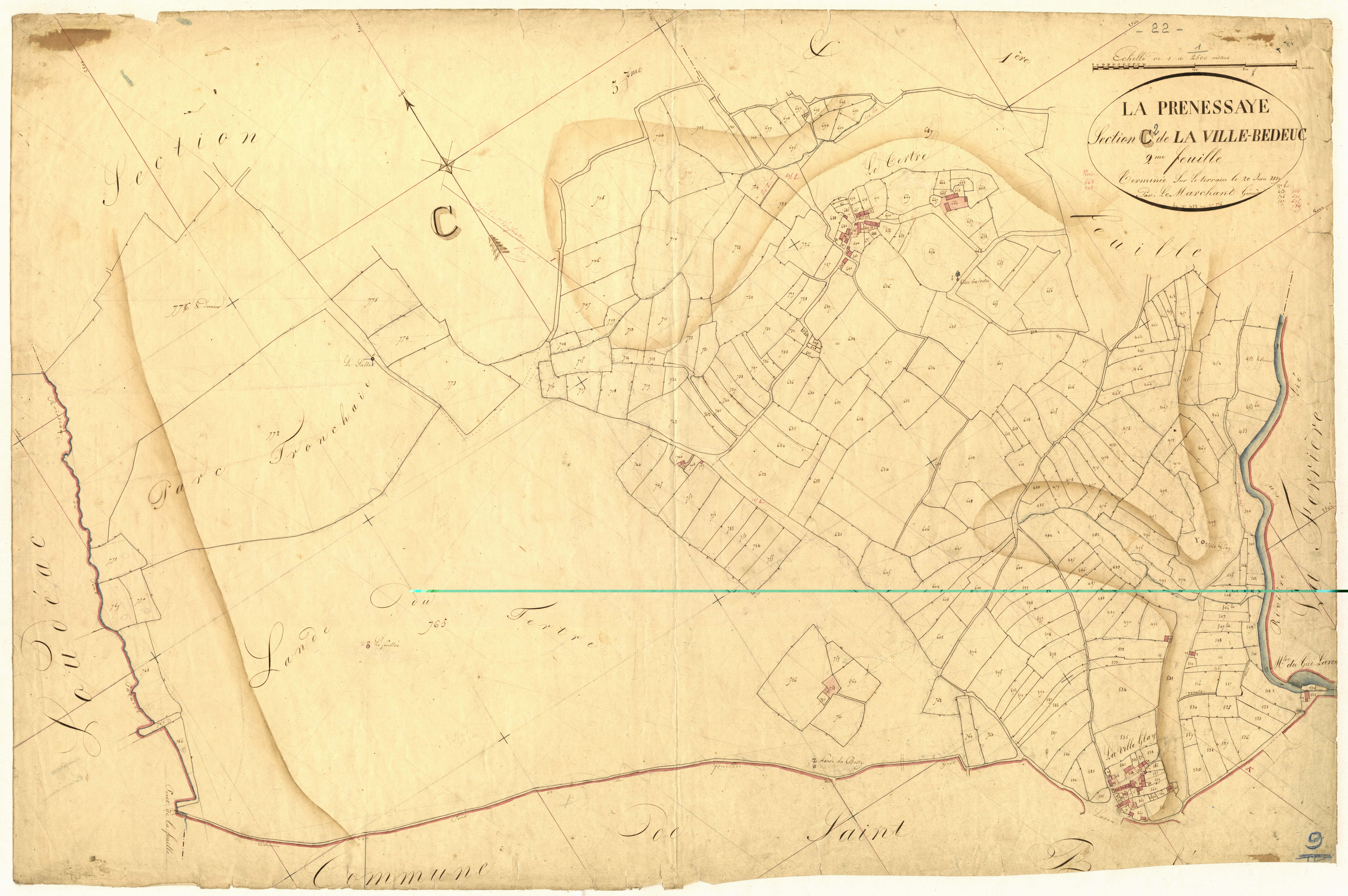 La Prénessaye - Section C, 2e feuille
