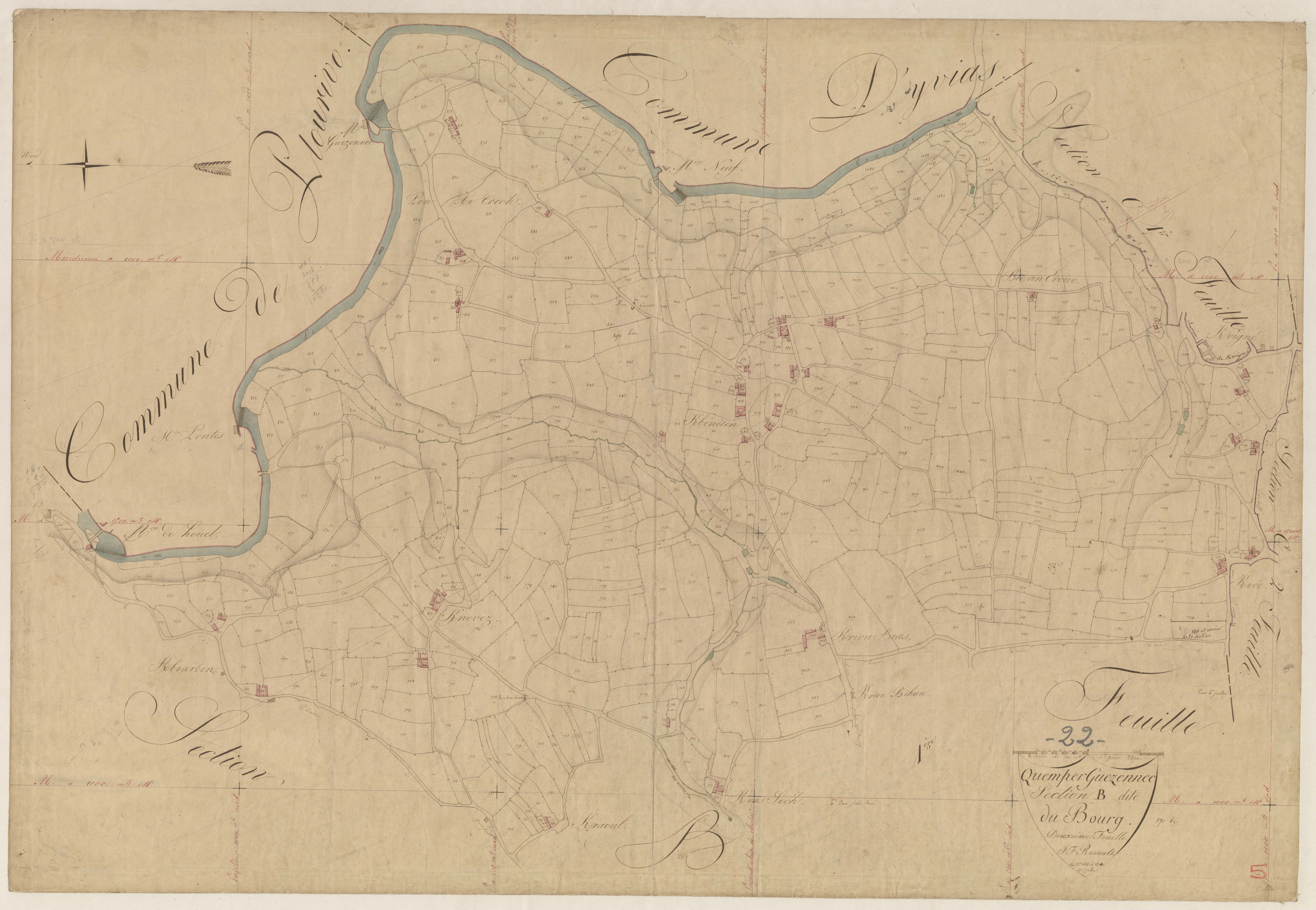 Quemper-Guézennec - Section B, 2e feuille