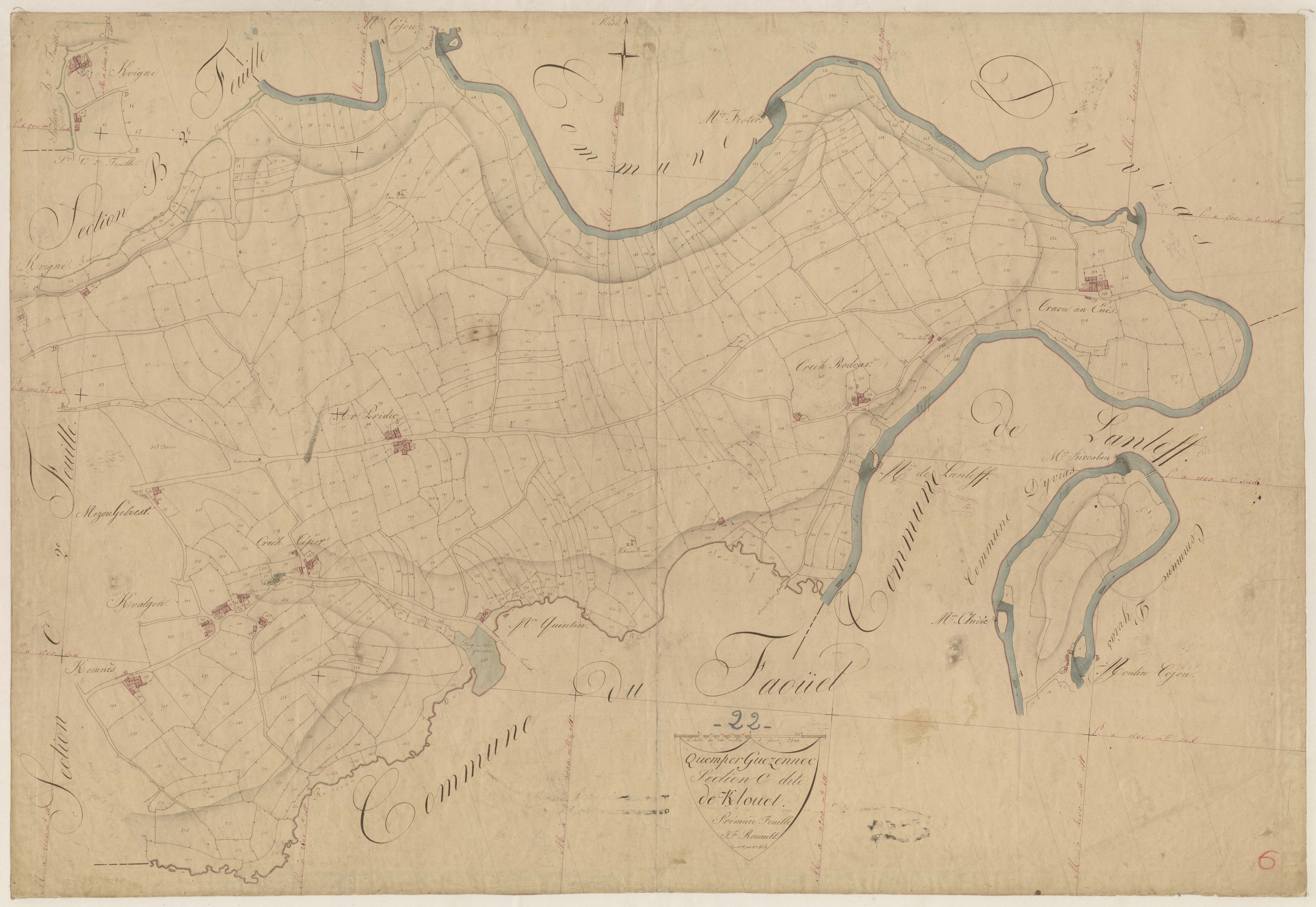 Quemper-Guézennec - Section C, 1re feuille
