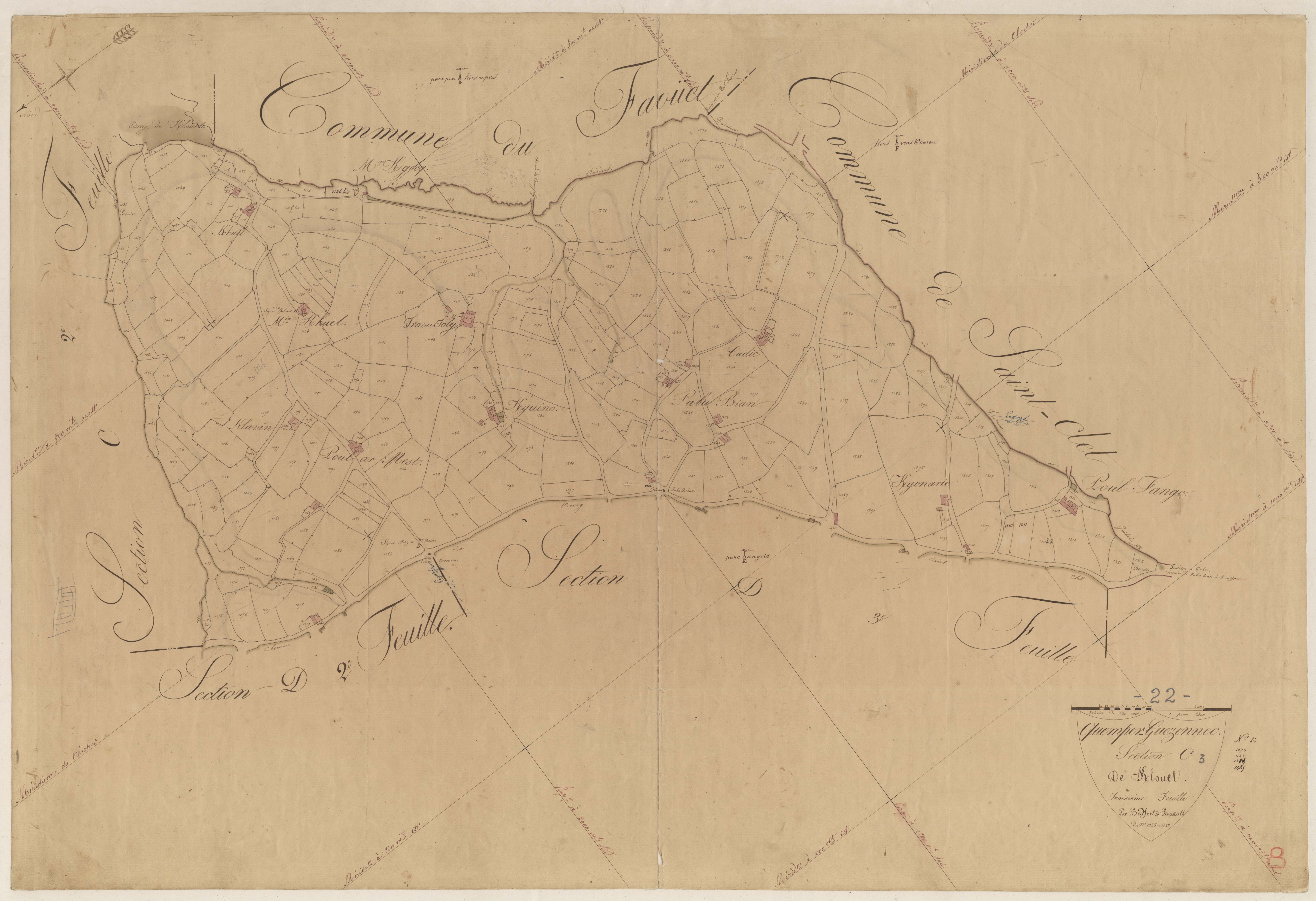 Quemper-Guézennec - Section C, 3e feuille