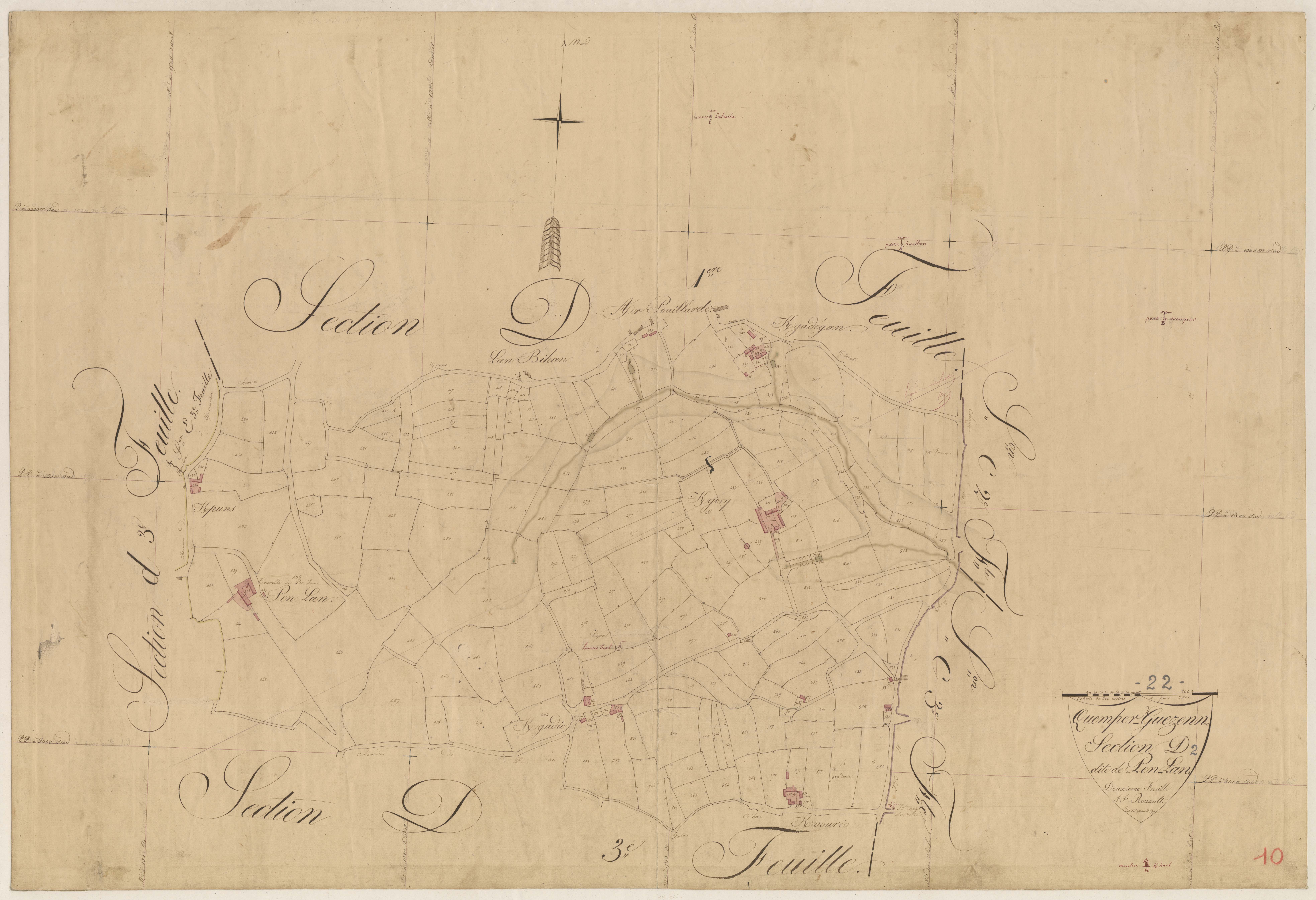 Quemper-Guézennec - Section D, 2e feuille