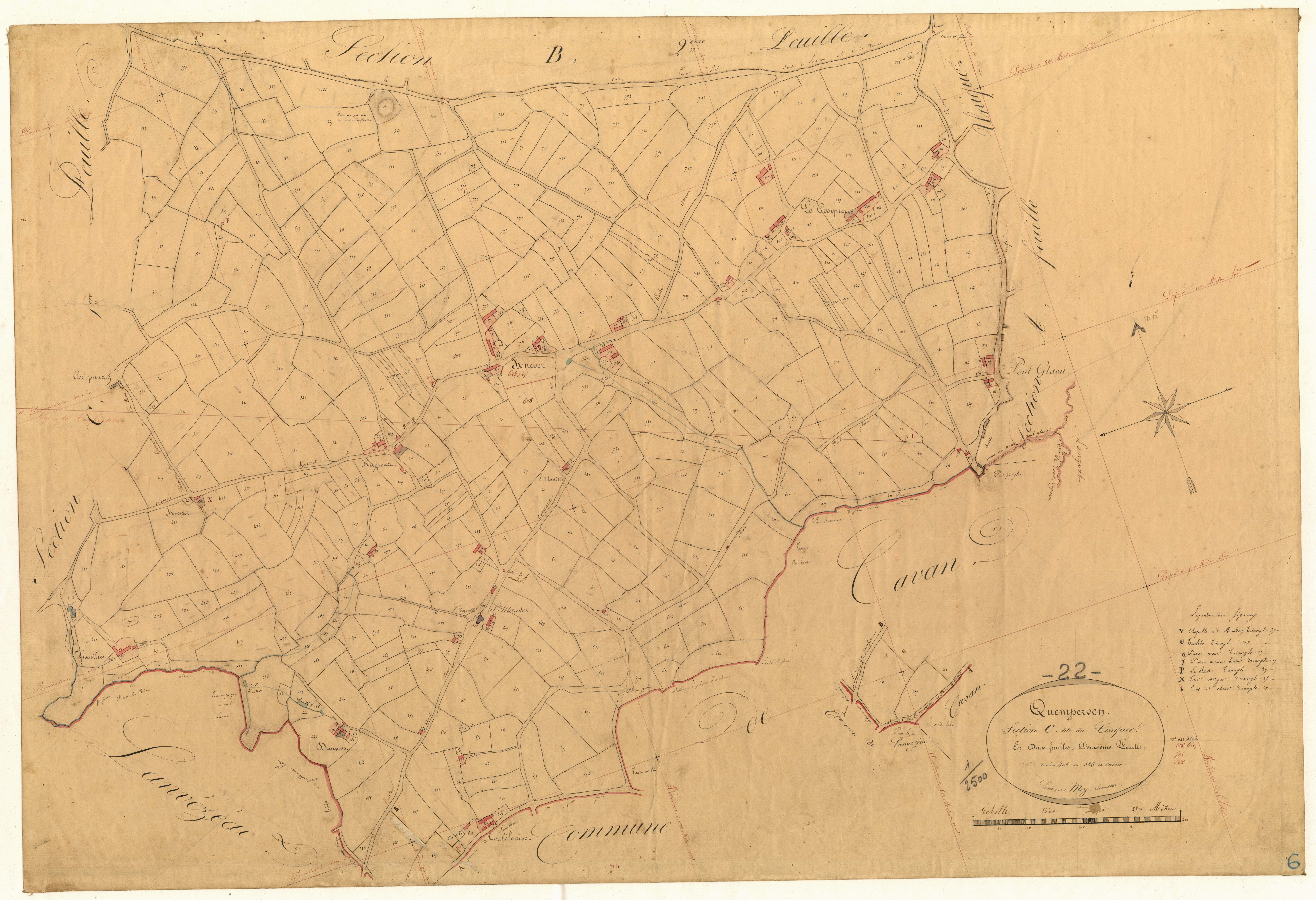 Quemperven - Section C, 2e feuille
