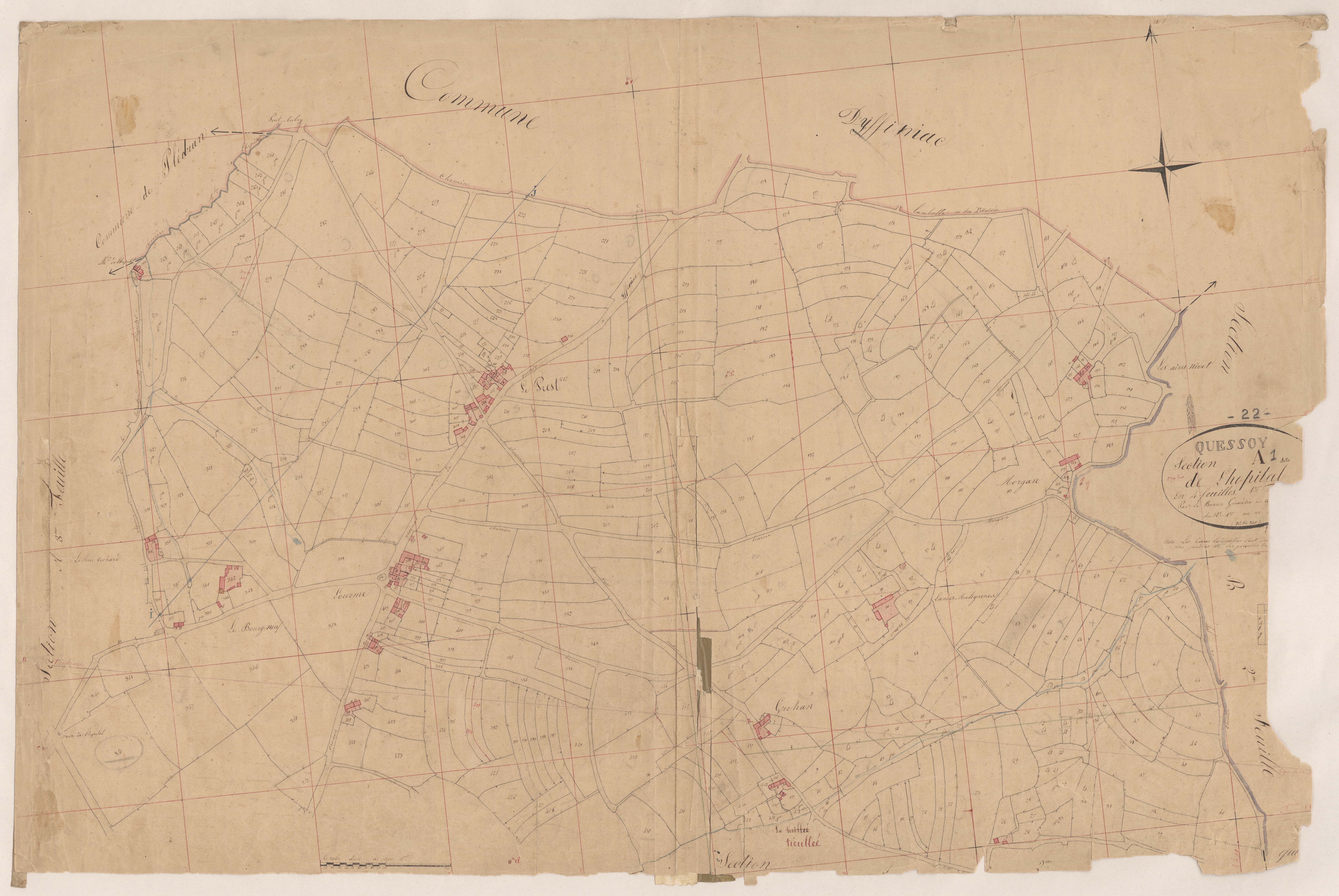 Quessoy - Section A, 1re feuille