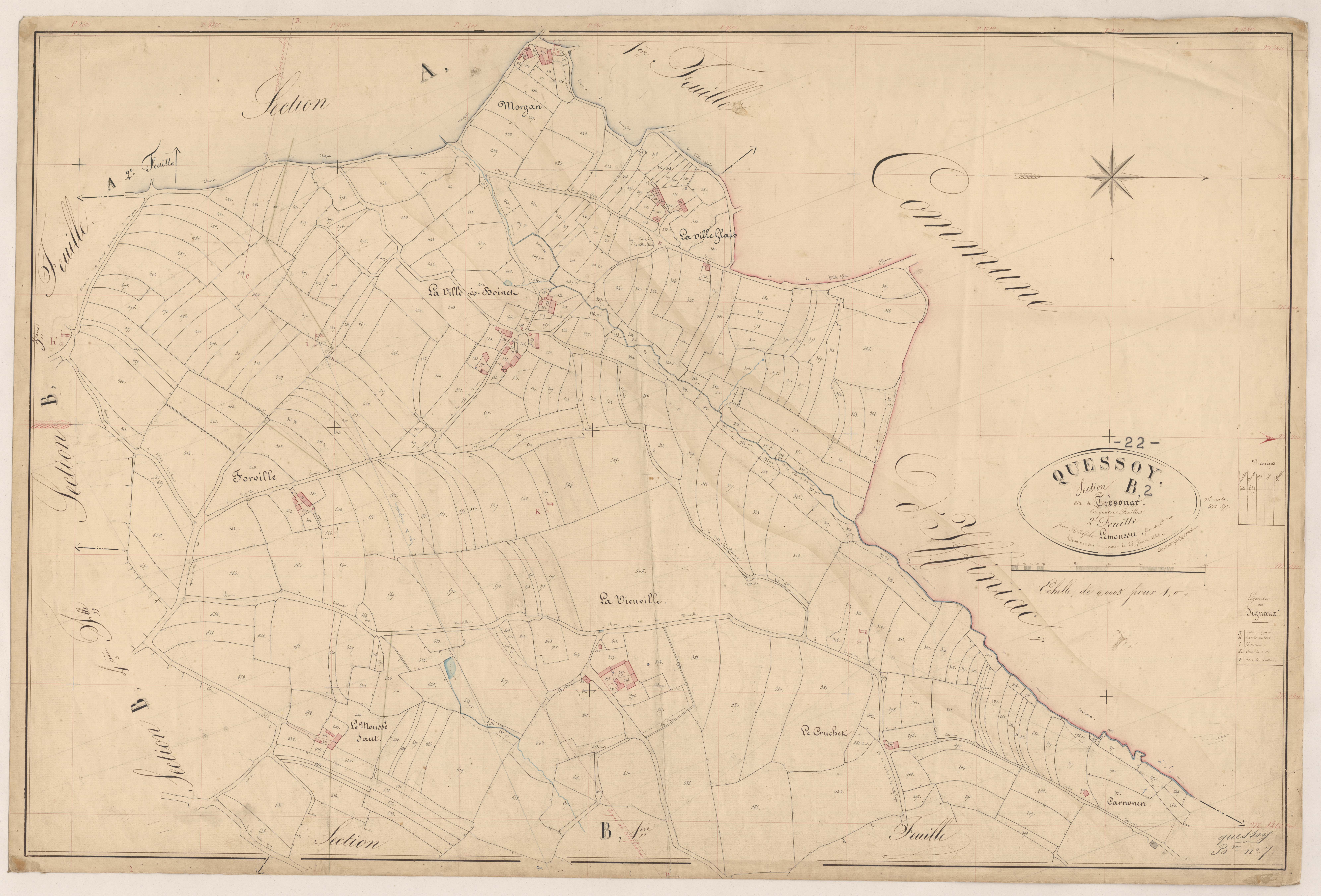 Quessoy - Section B, 2e feuille