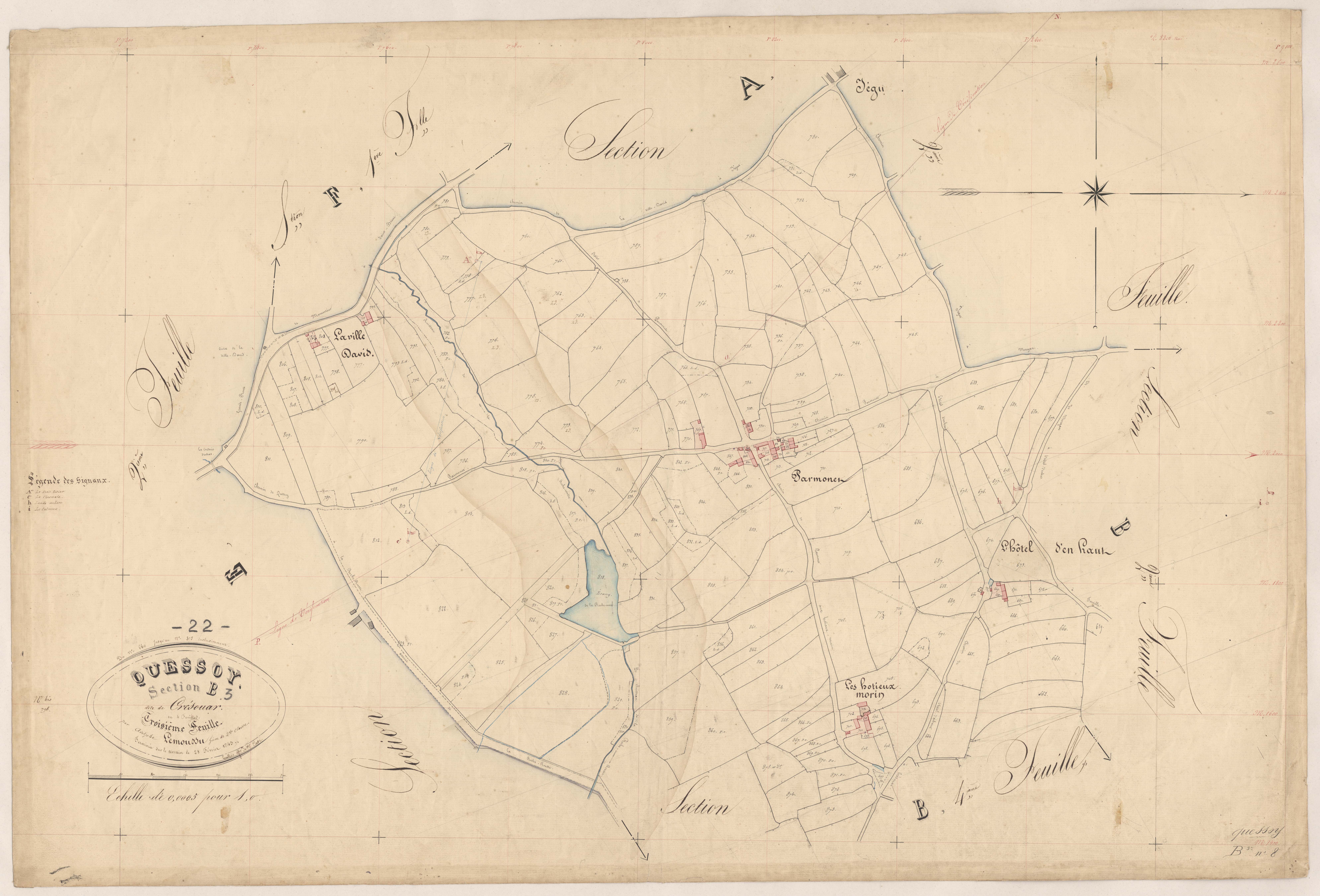 Quessoy - Section B, 3e feuille