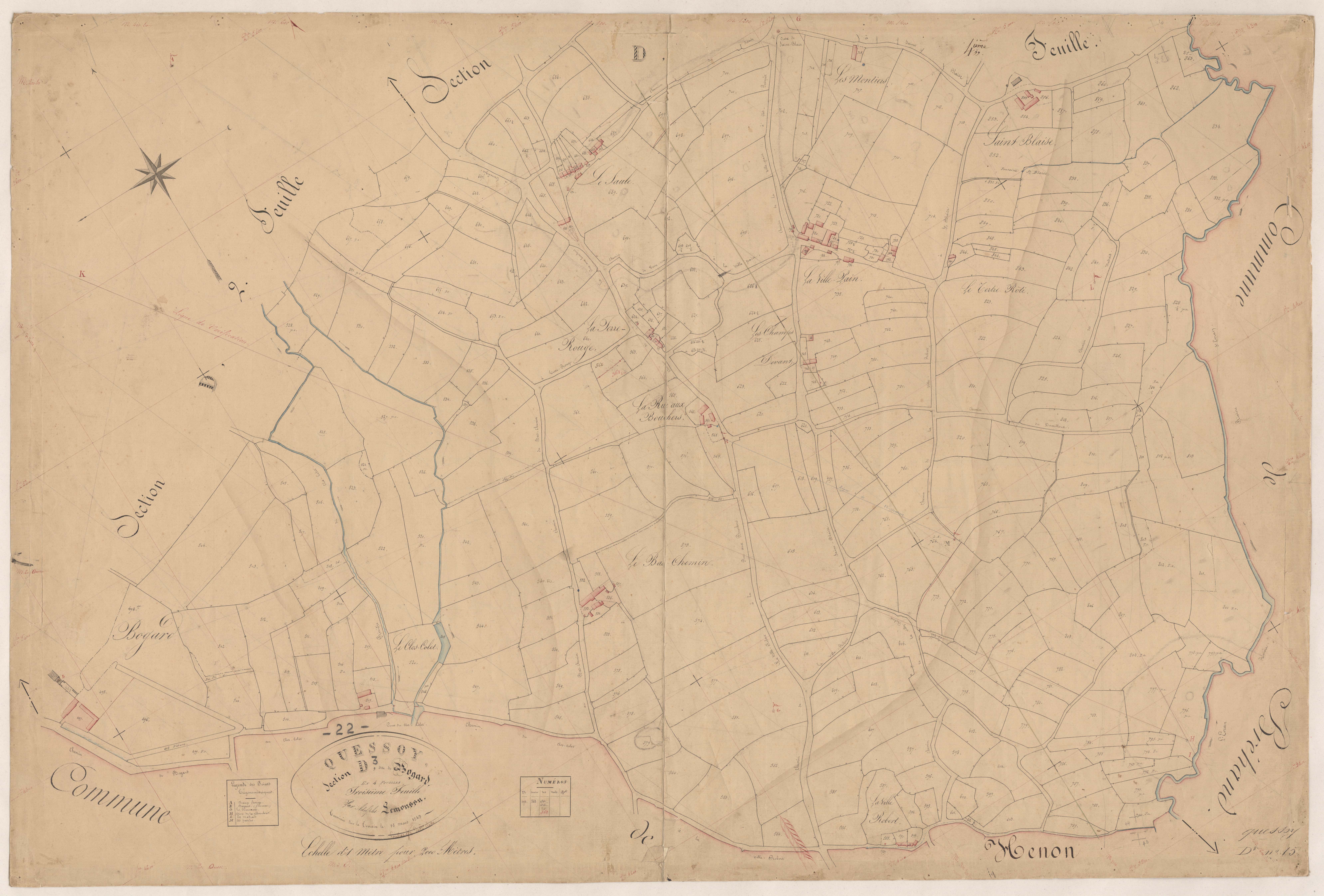 Quessoy - Section D, 3e feuille