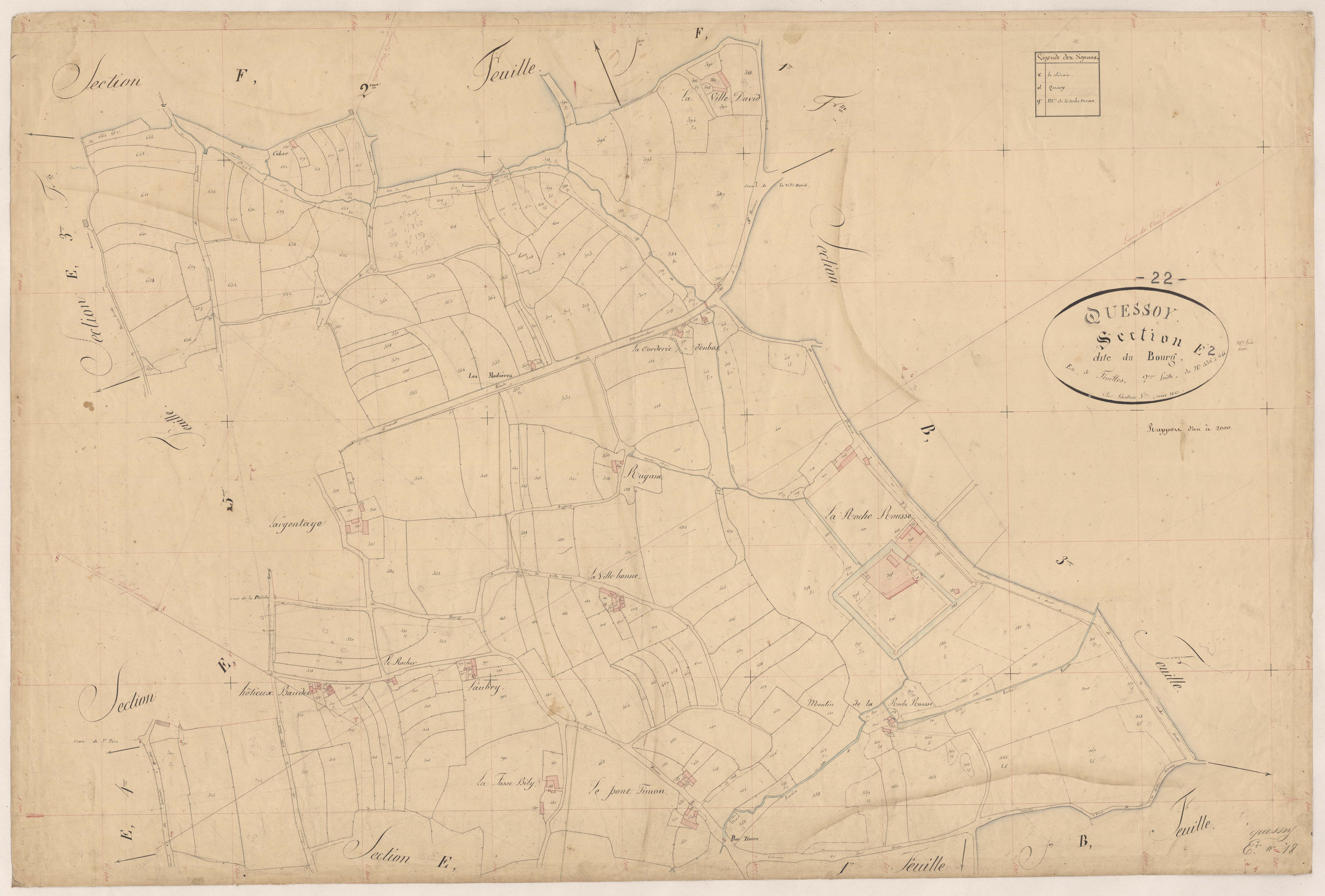 Quessoy - Section E, 2e feuille