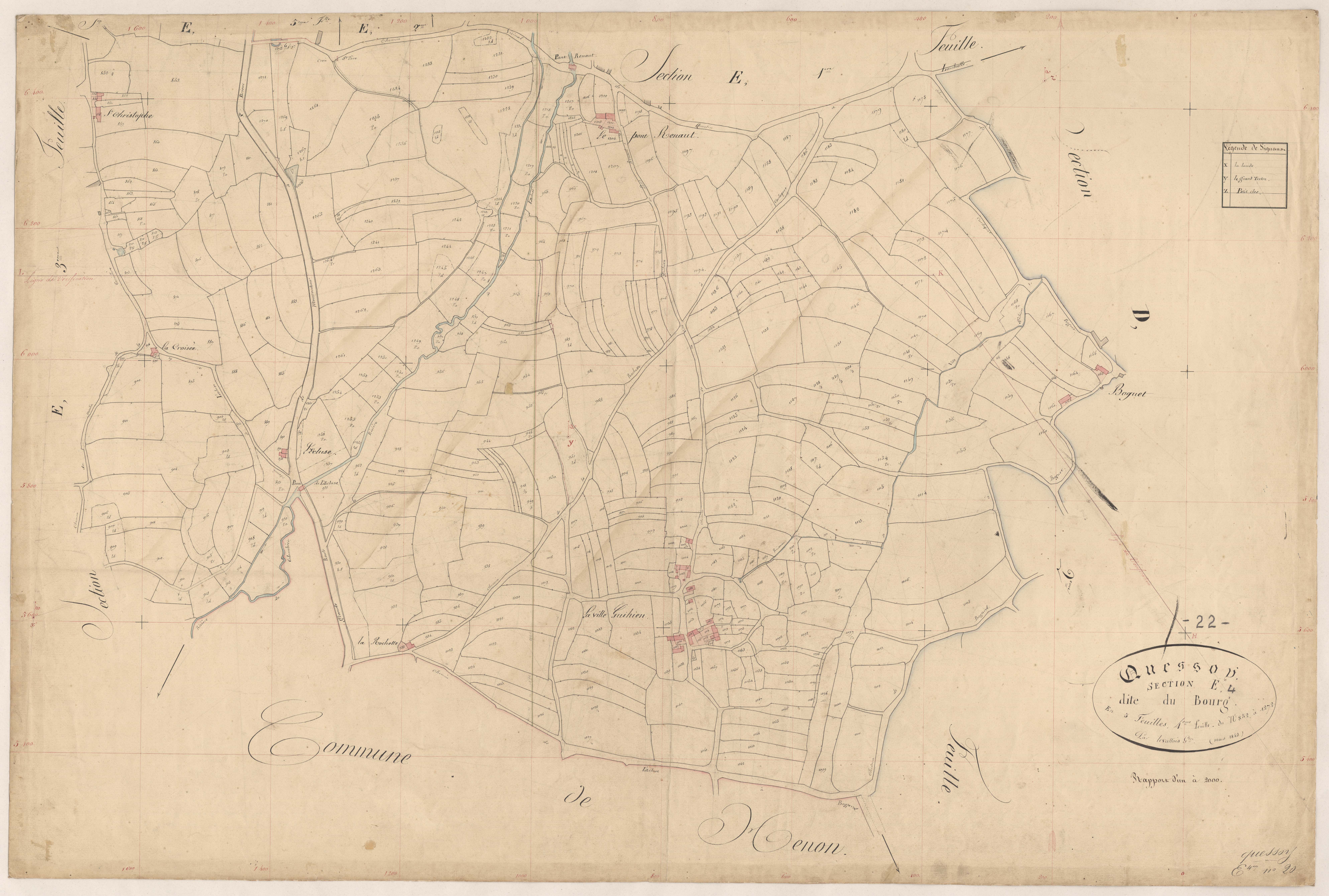 Quessoy - Section E, 4e feuille