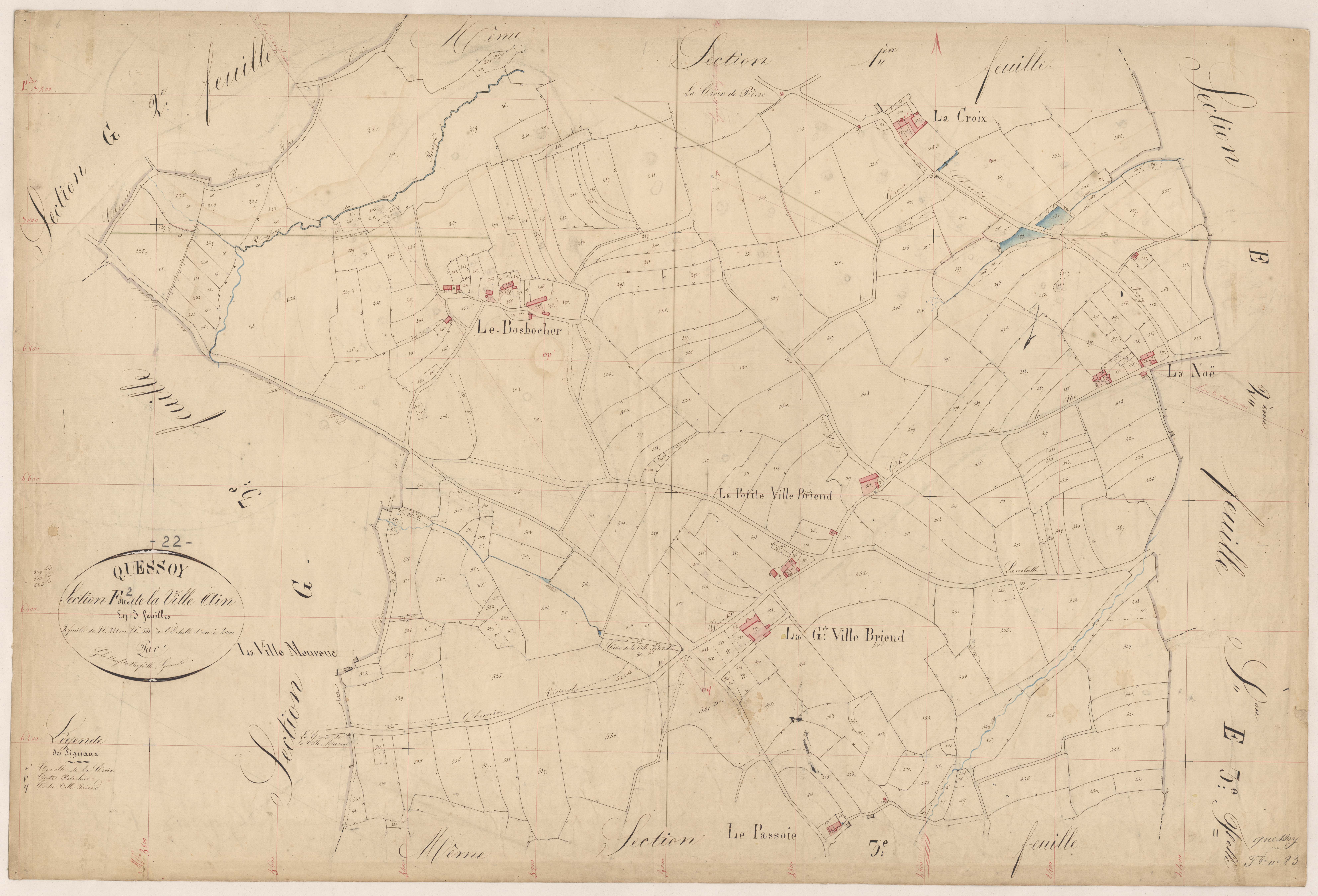 Quessoy - Section F, 2e feuille