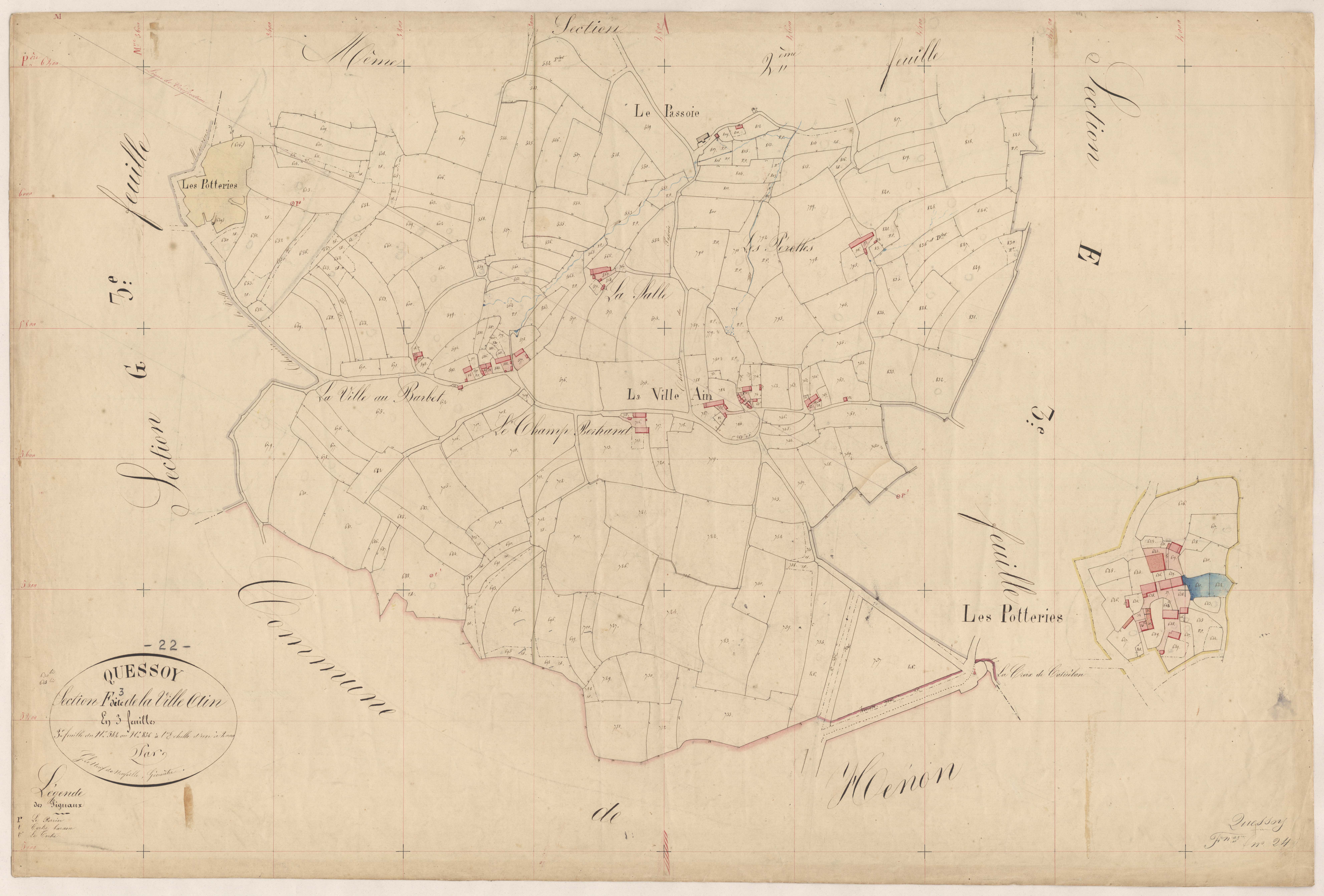 Quessoy - Section F, 3e feuille