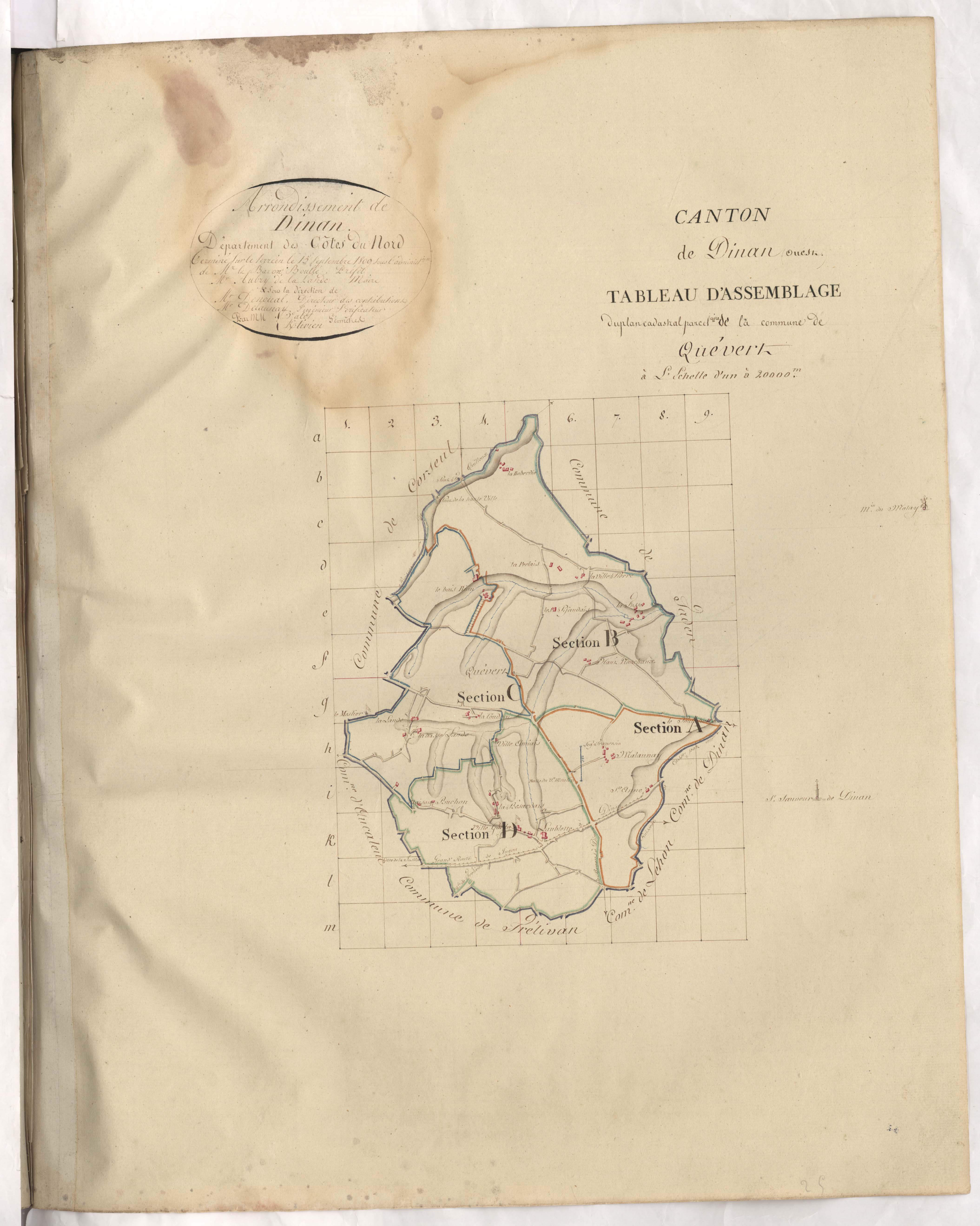 Quévert - Tableau d'assemblage