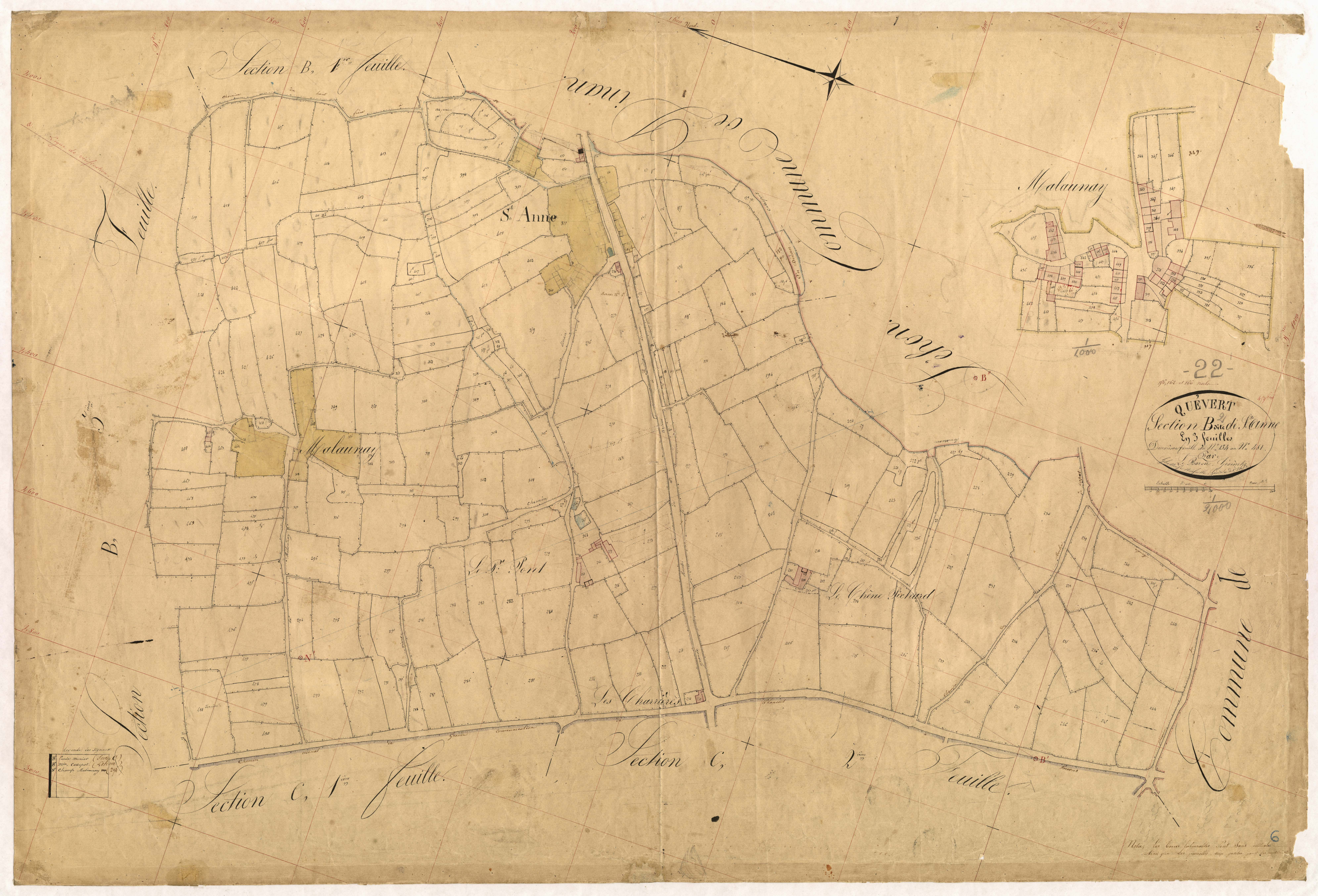 Quévert - Section B, 2e feuille