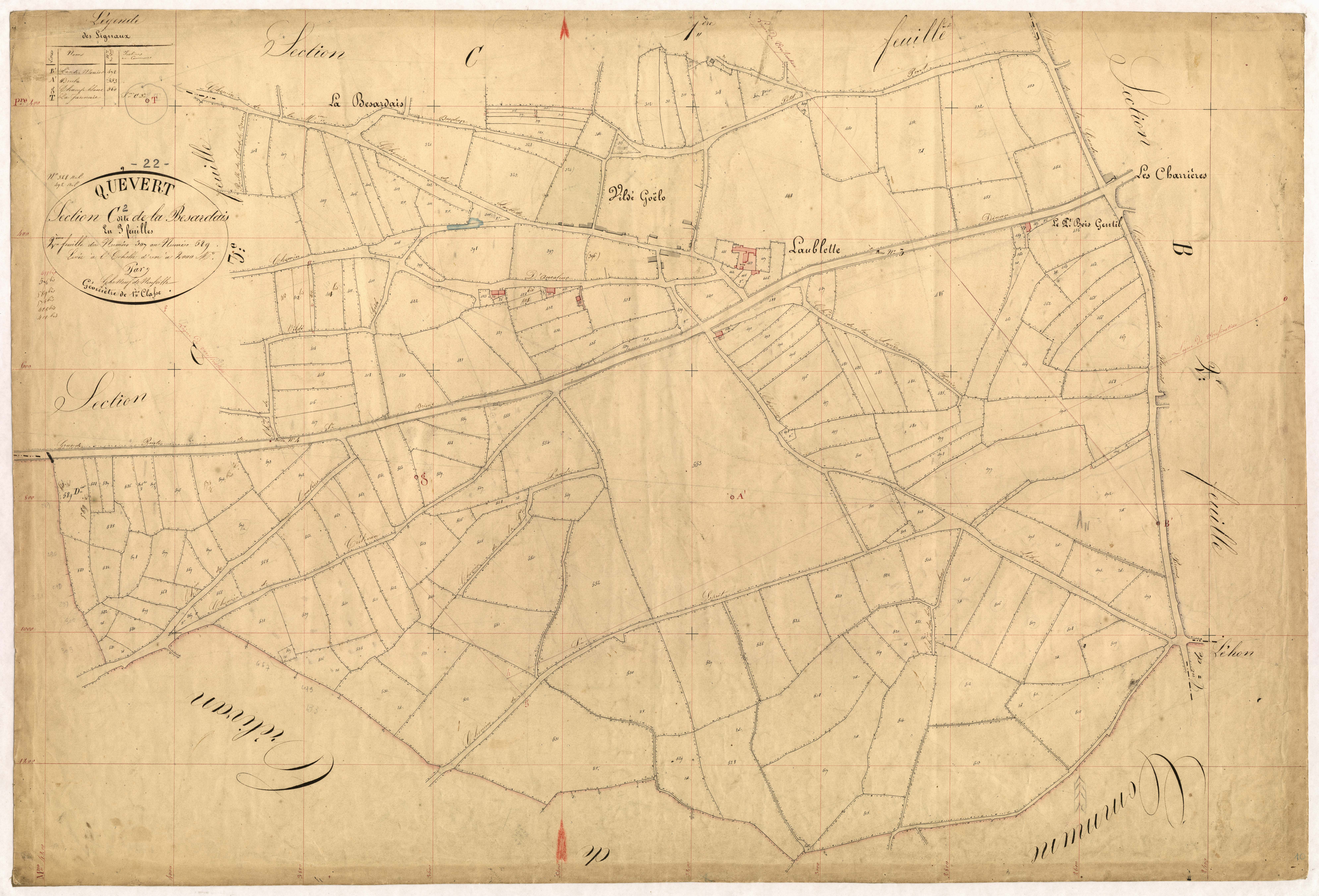 Quévert - Section C, 2e feuille