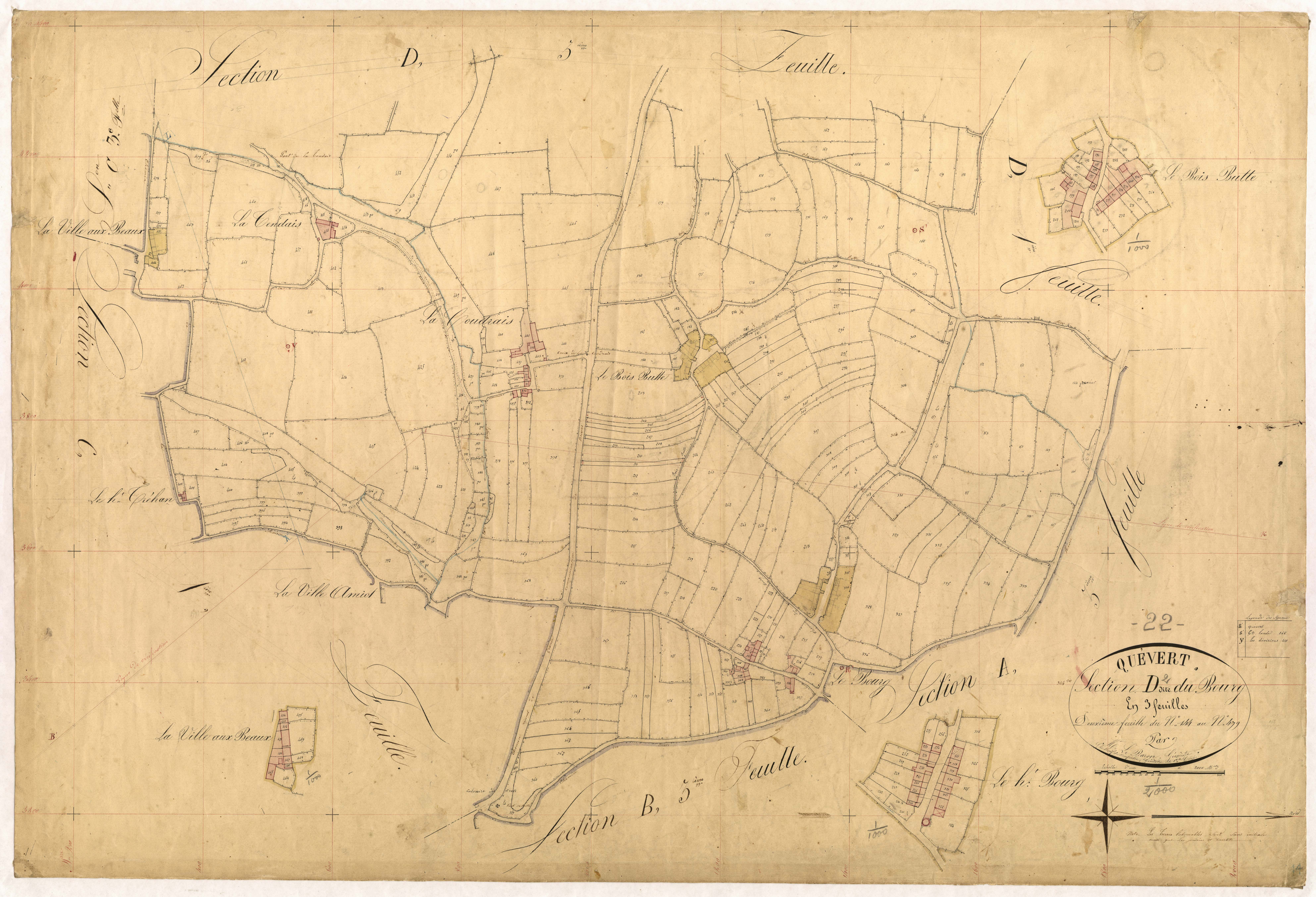 Quévert - Section D, 2e feuille