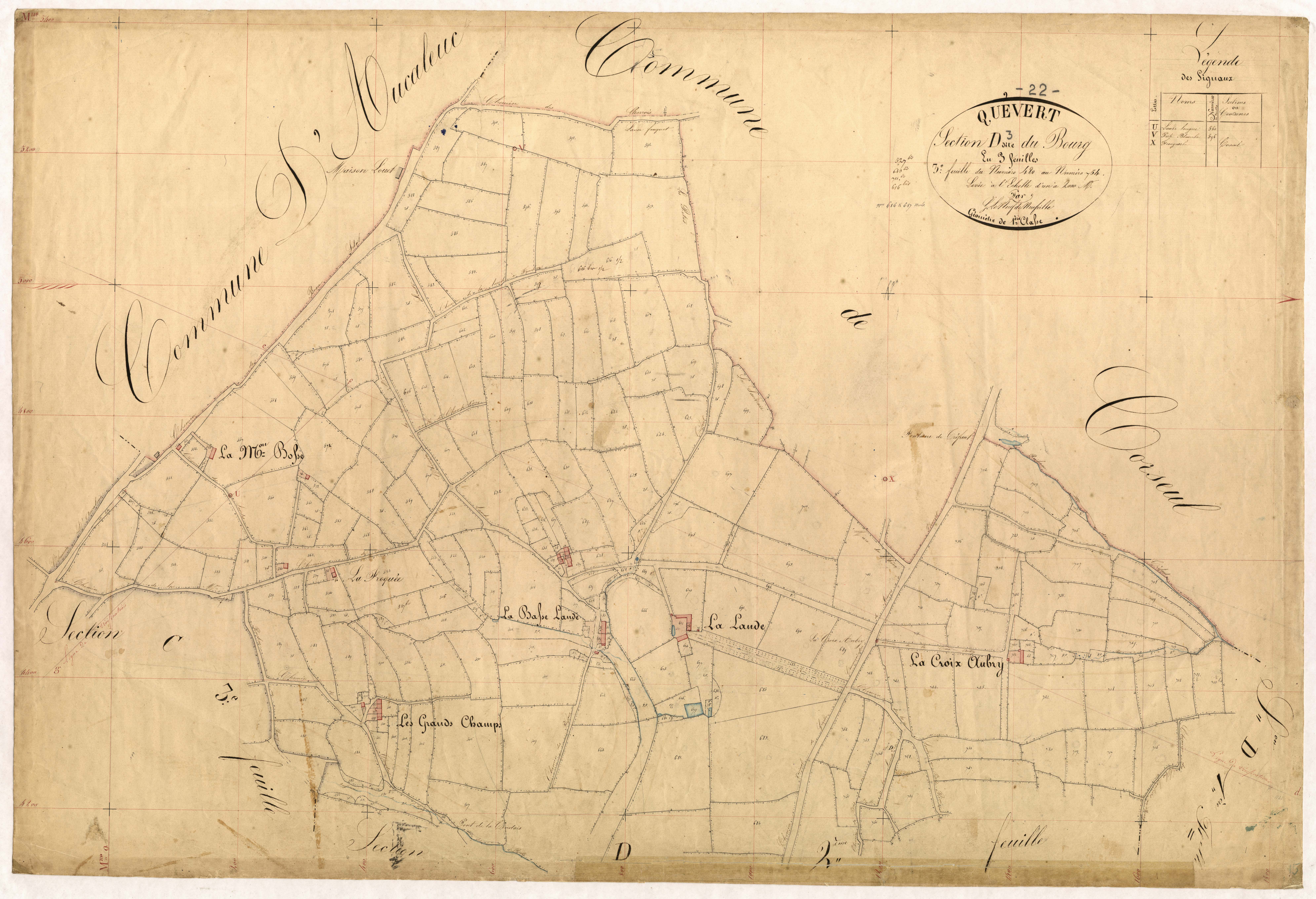 Quévert - Section D, 3e feuille