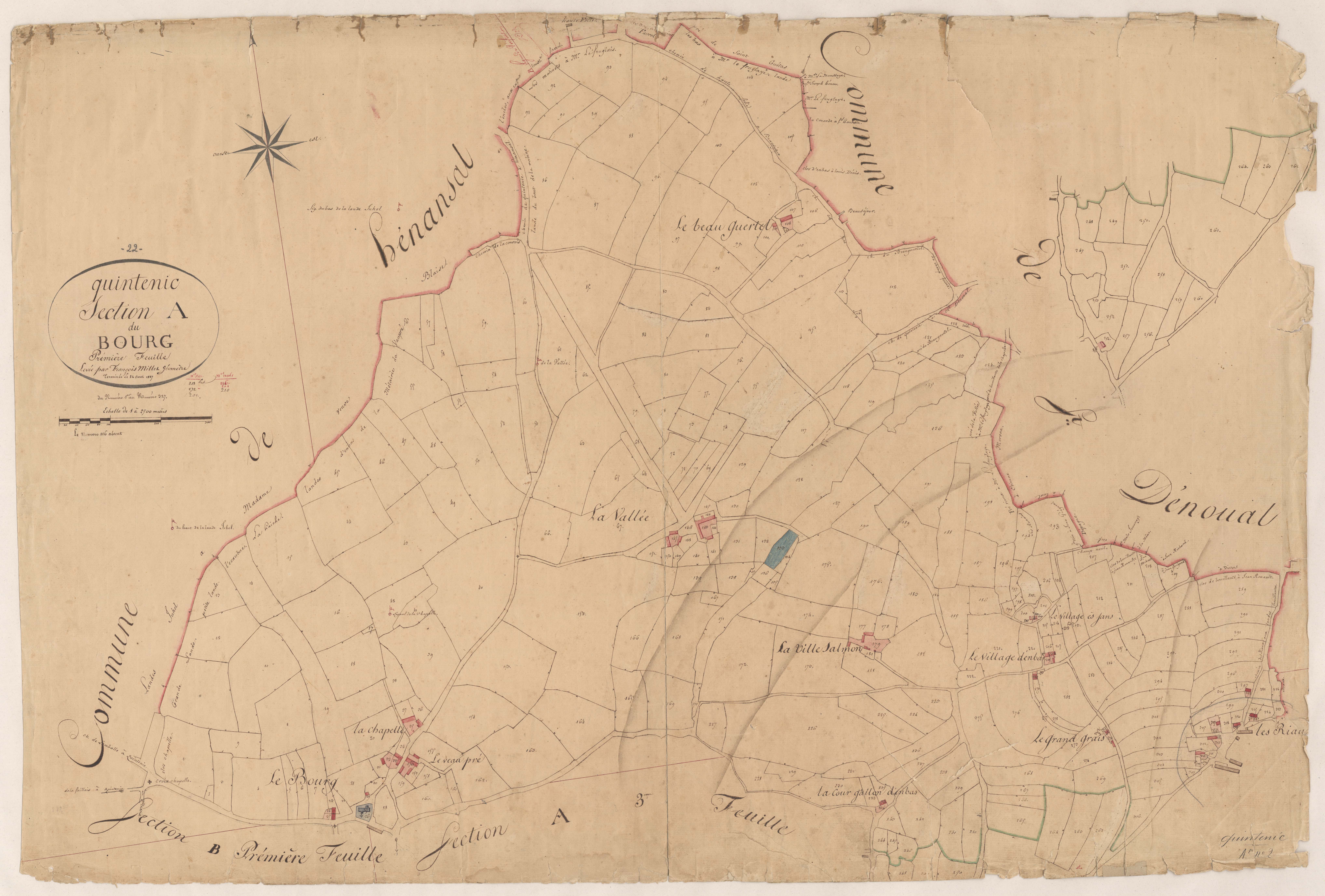 Quintenic - Section A, 1re feuille