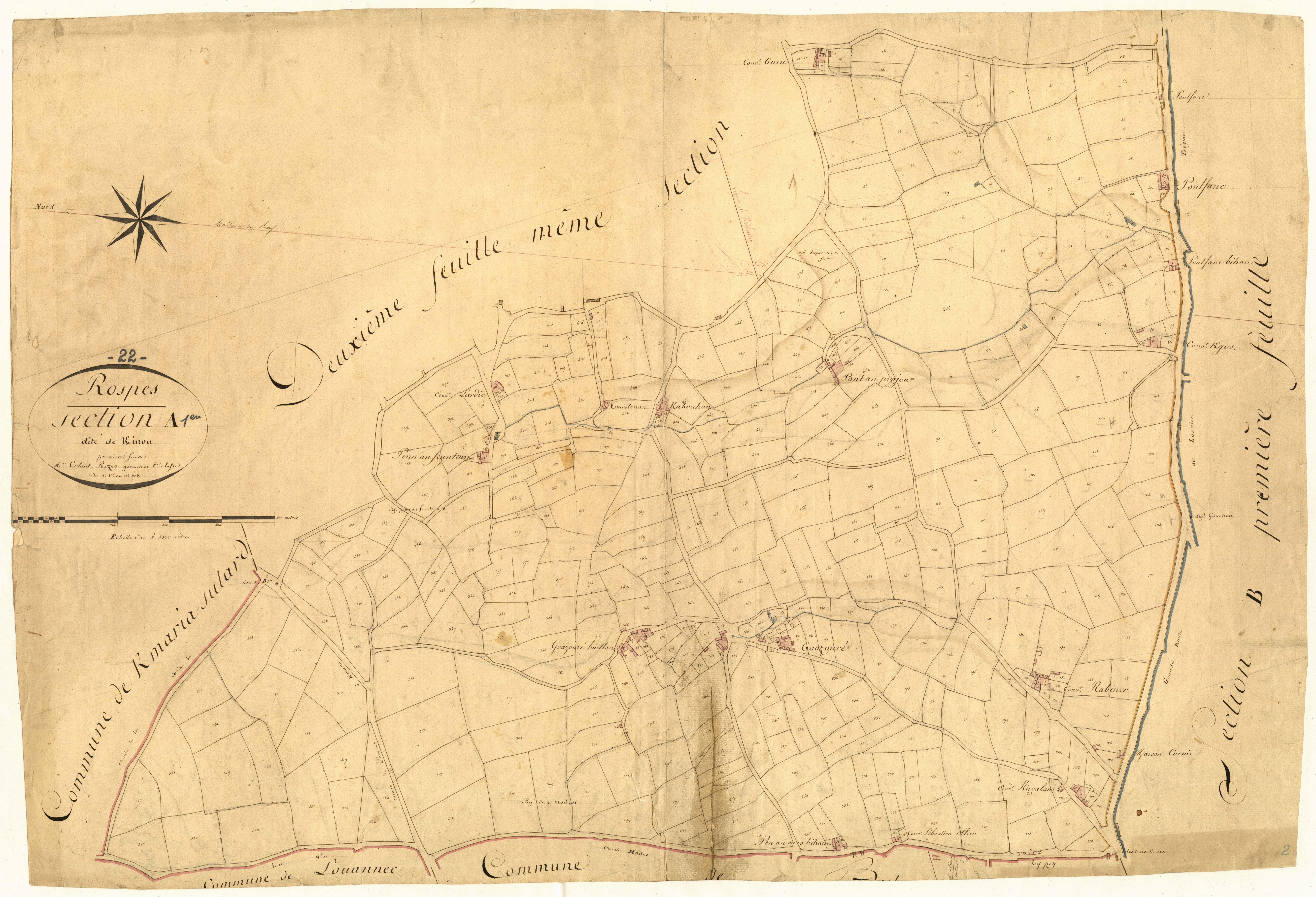 Rospez - Section A, 1re feuille