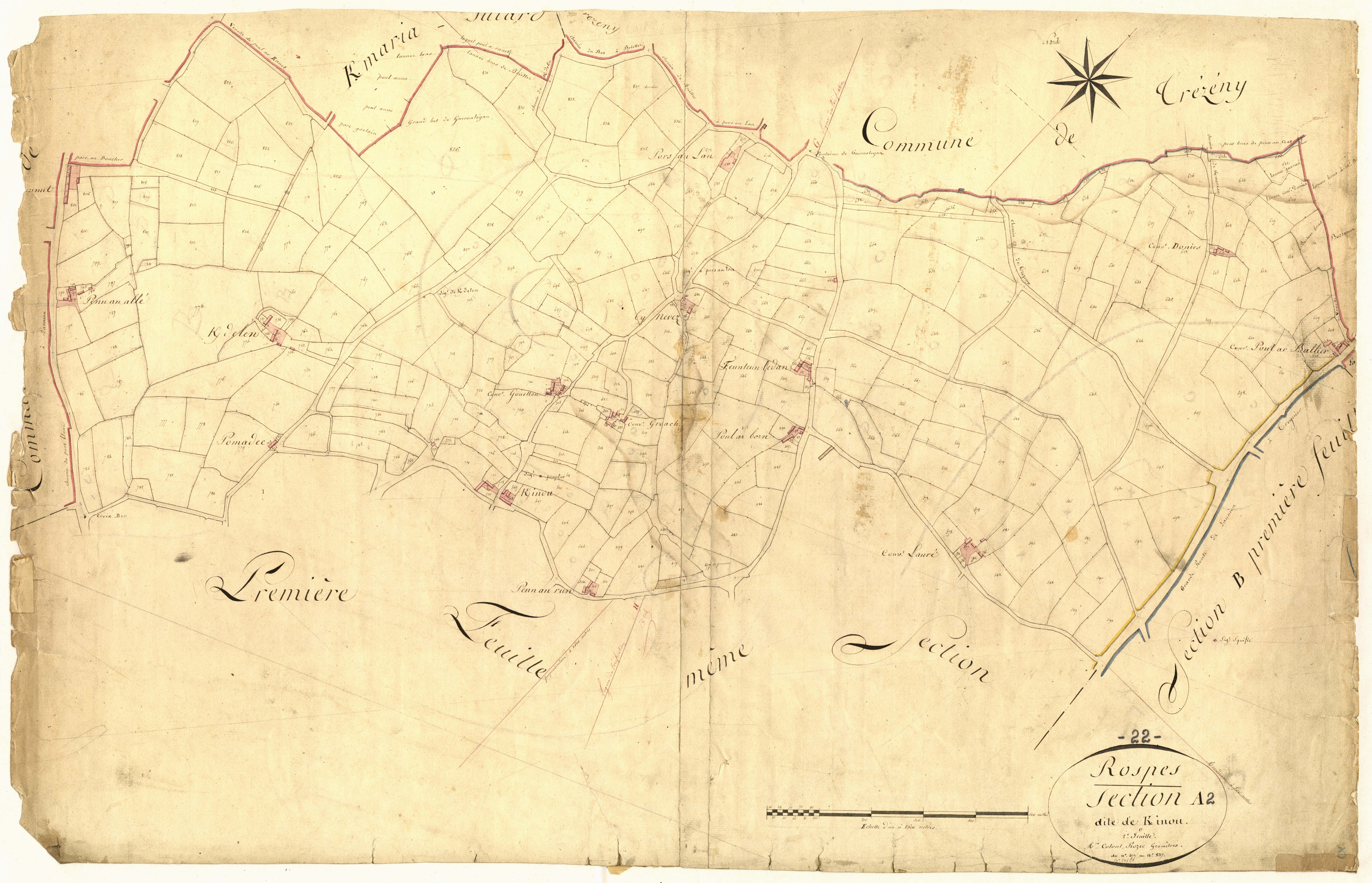 Rospez - Section A, 2e feuille