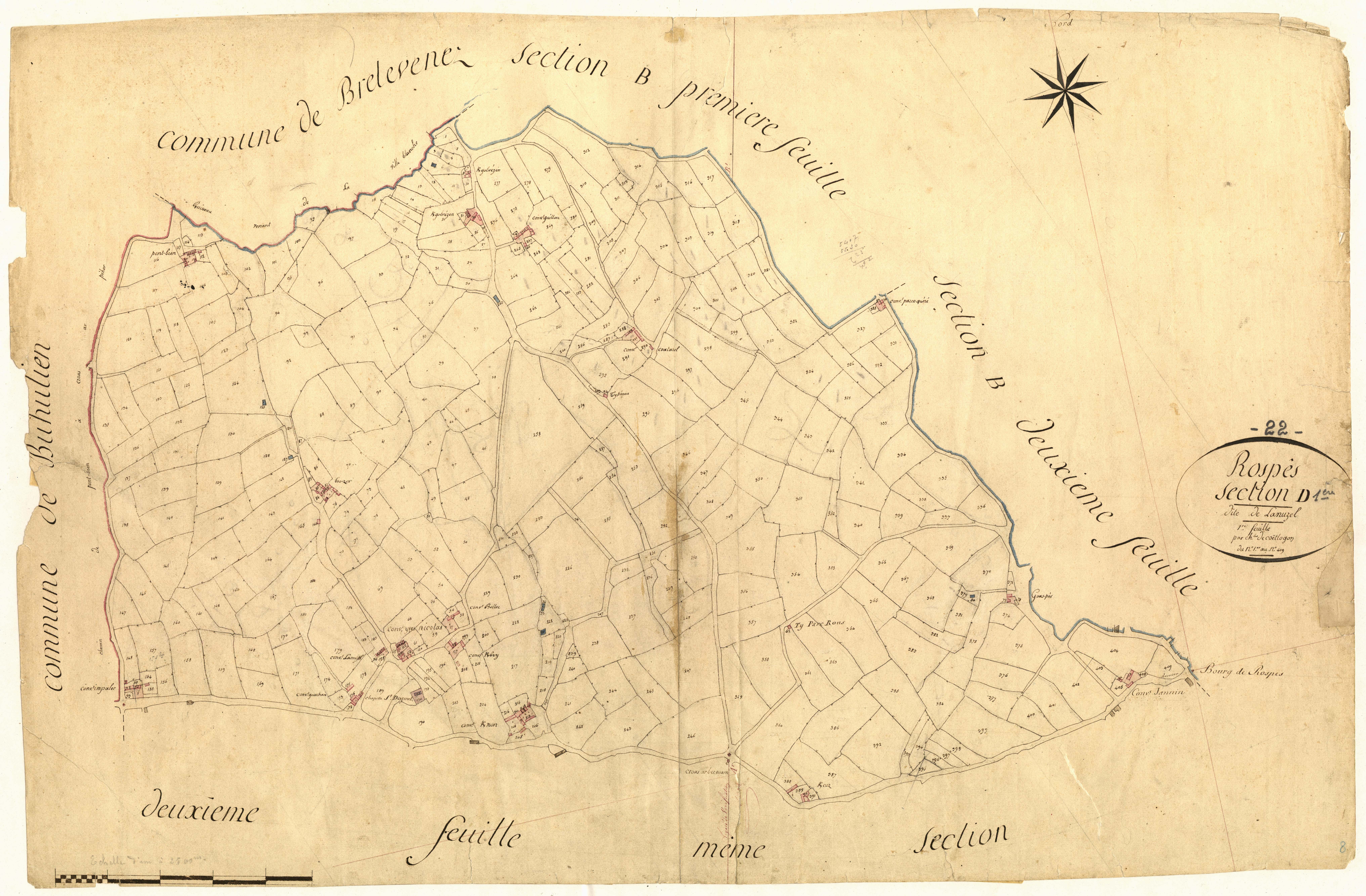 Rospez - Section D, 1re feuille