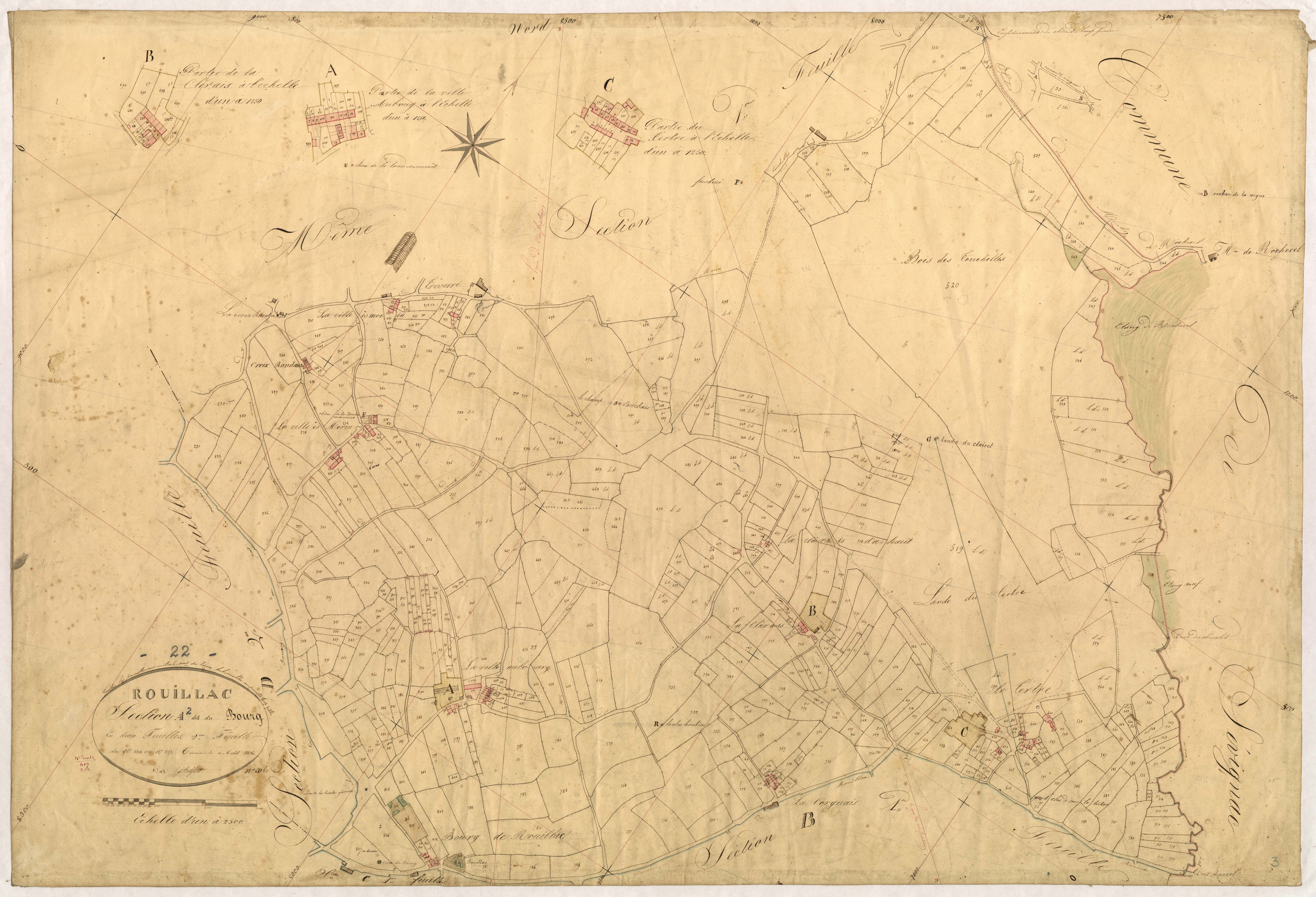 Rouillac - Section A, 2e feuille