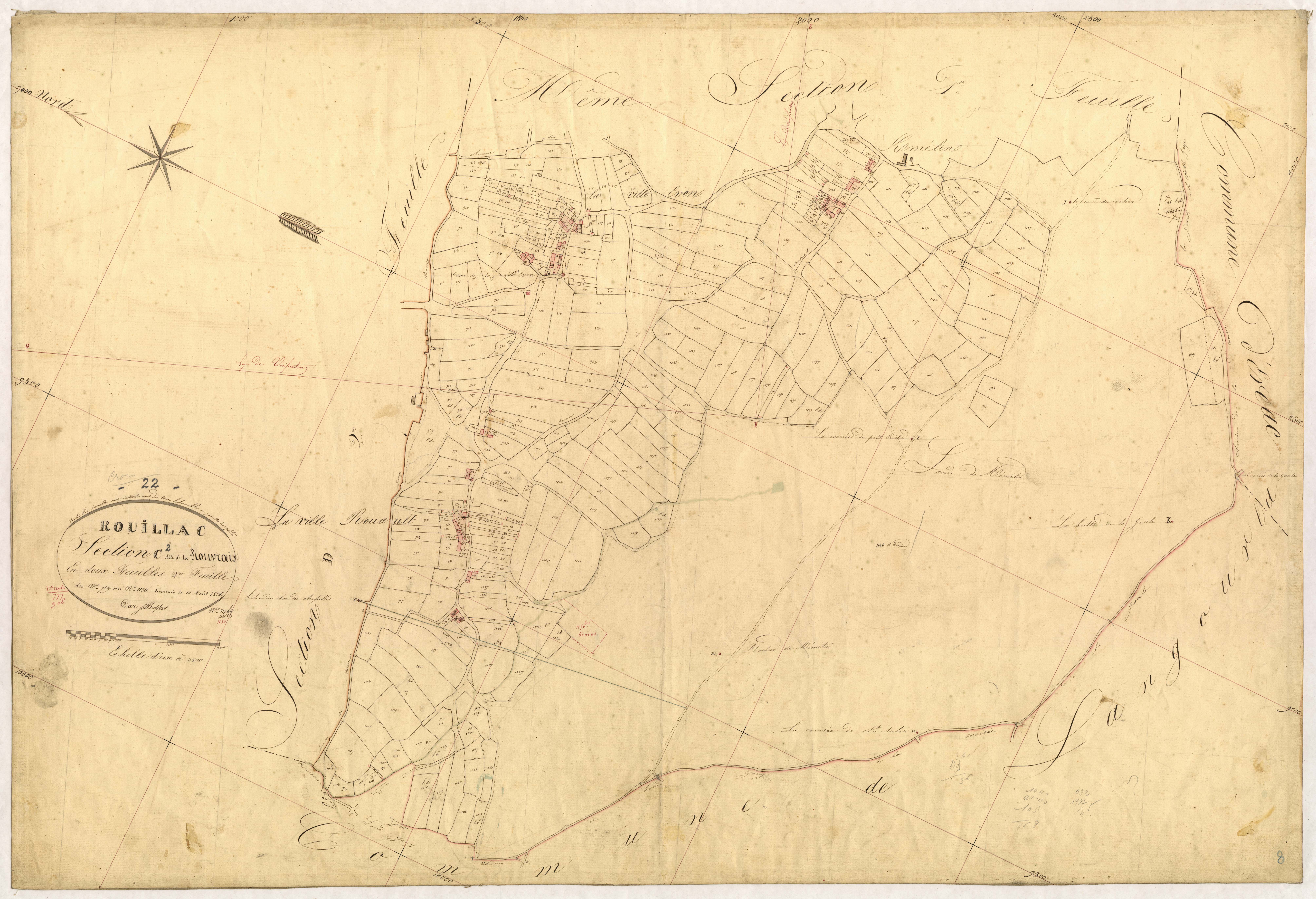 Rouillac - Section C, 2e feuille