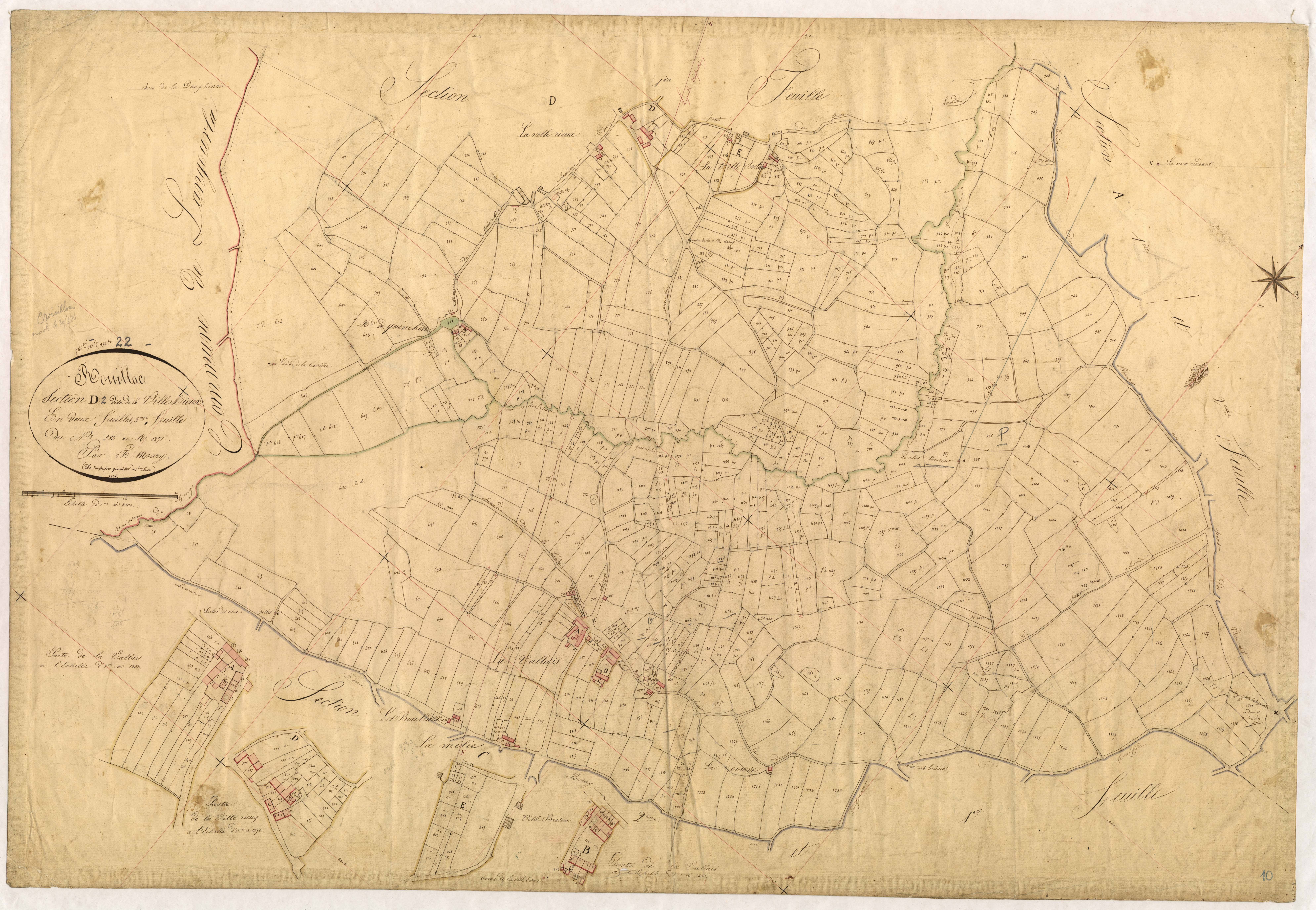 Rouillac - Section D, 2e feuille